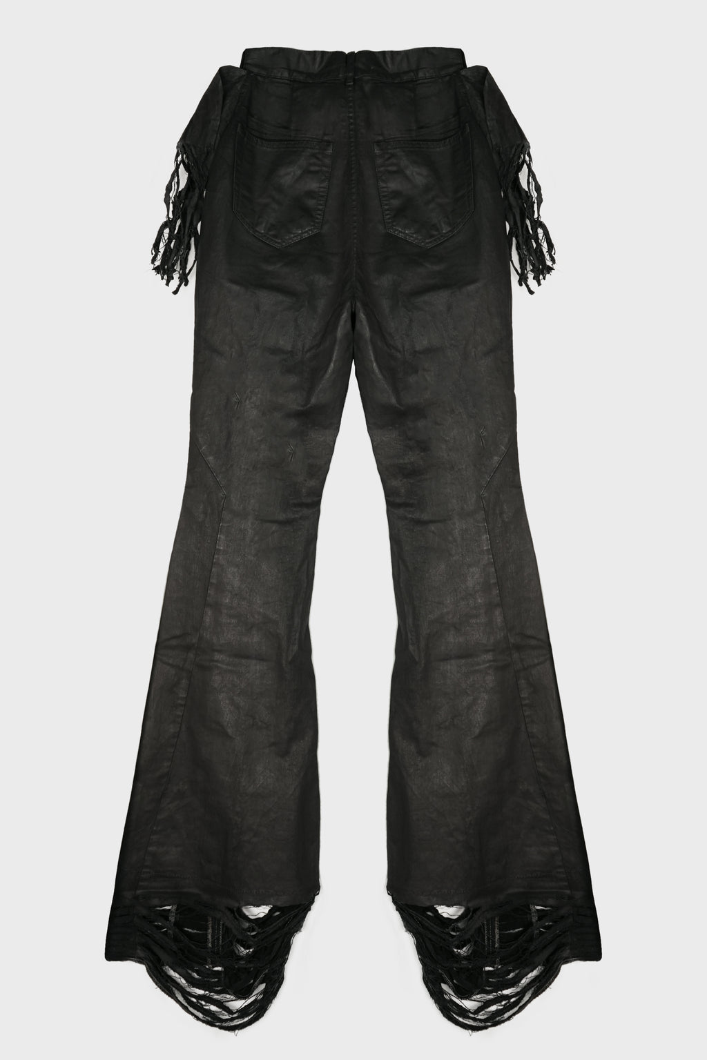 SLIVERED BOOTCUT BLACK W