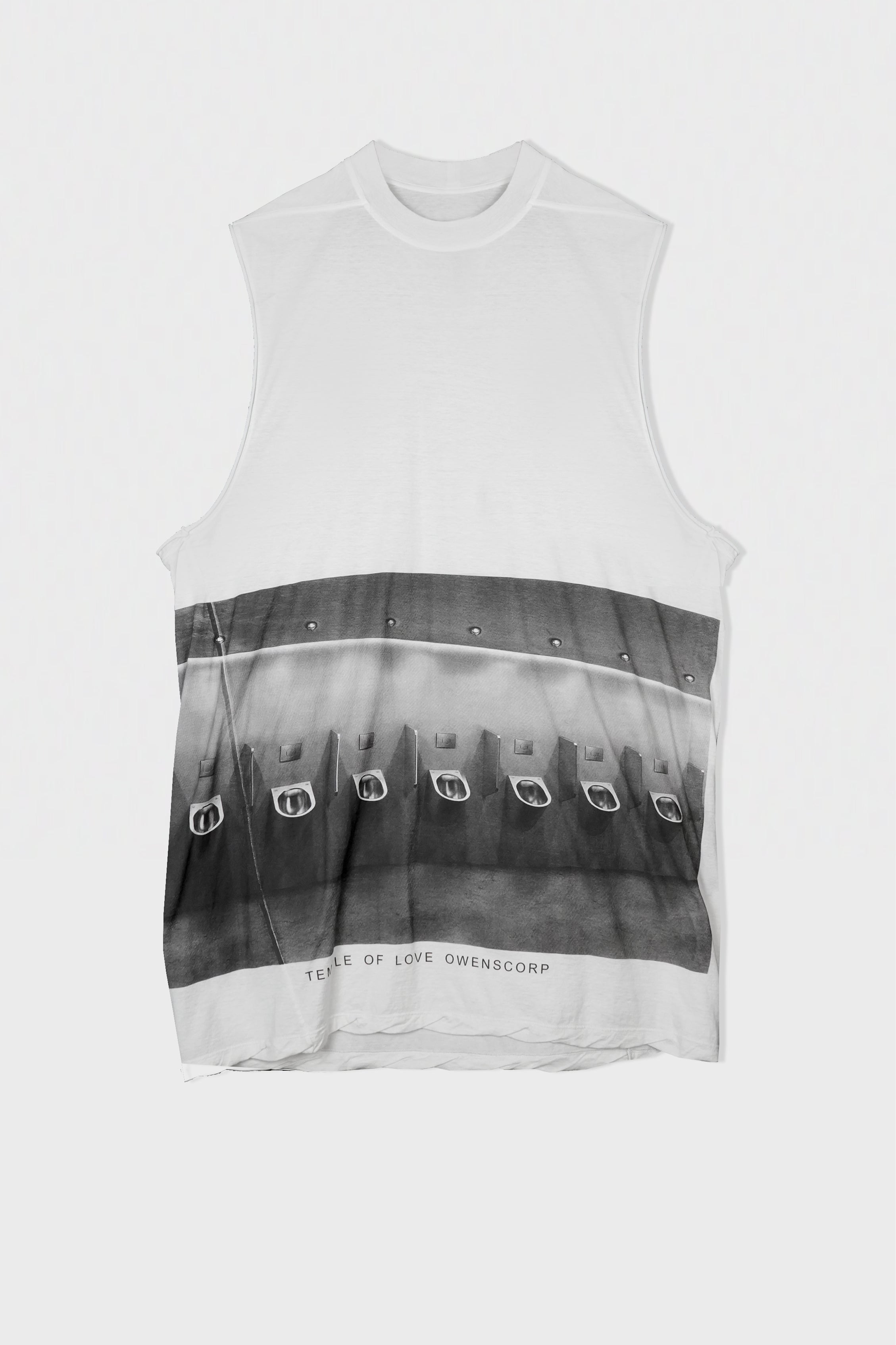 RICK S JUMBO SL T MILK WASH/BLACK