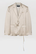 DEREK STRAIGHT TAILORED JACKET OYSTER