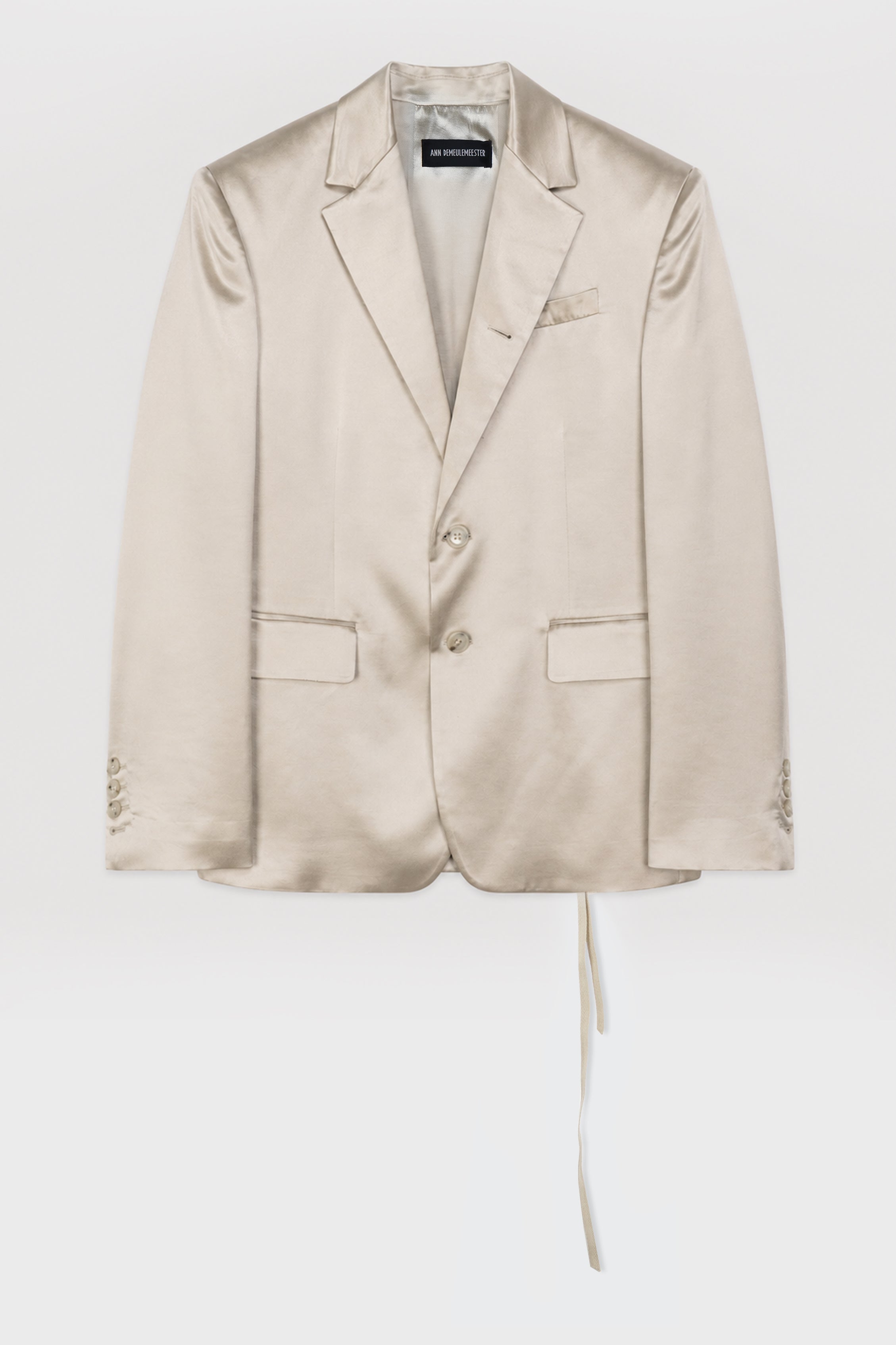 DEREK STRAIGHT TAILORED JACKET OYSTER