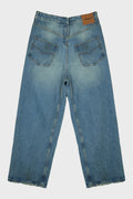 BACK-TO-FRONT JEANS DISTRESSED LIGHT BLUE