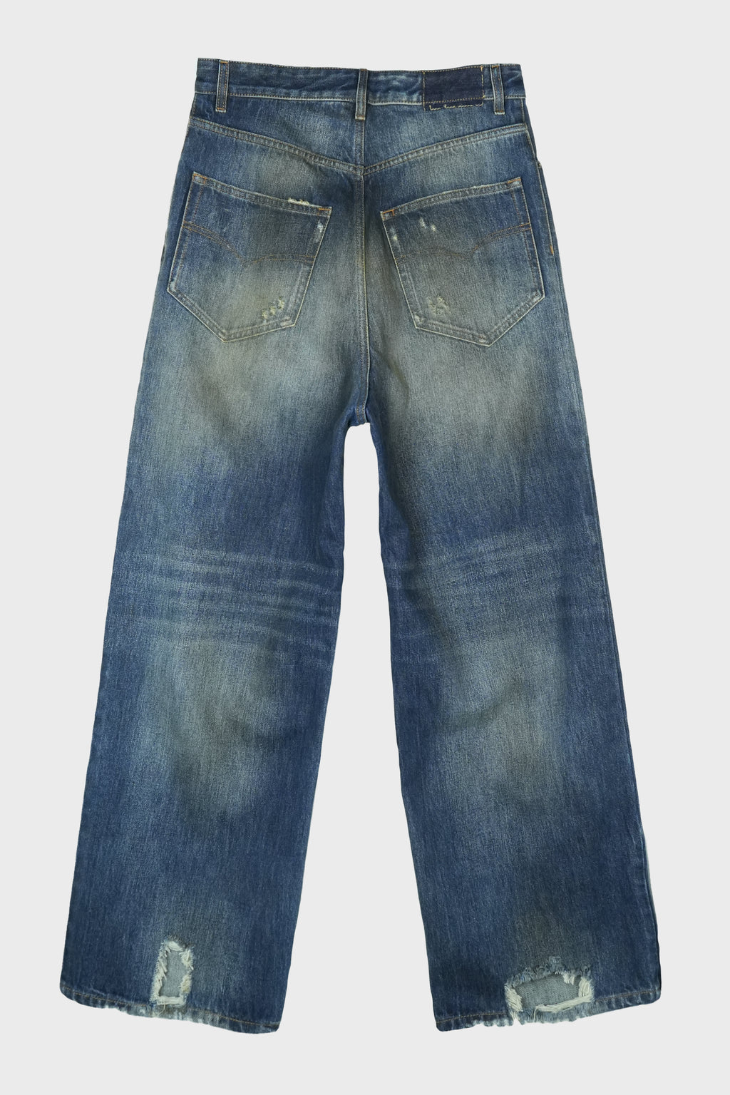 TRASHED JEANS WASHED-OUT BLUE