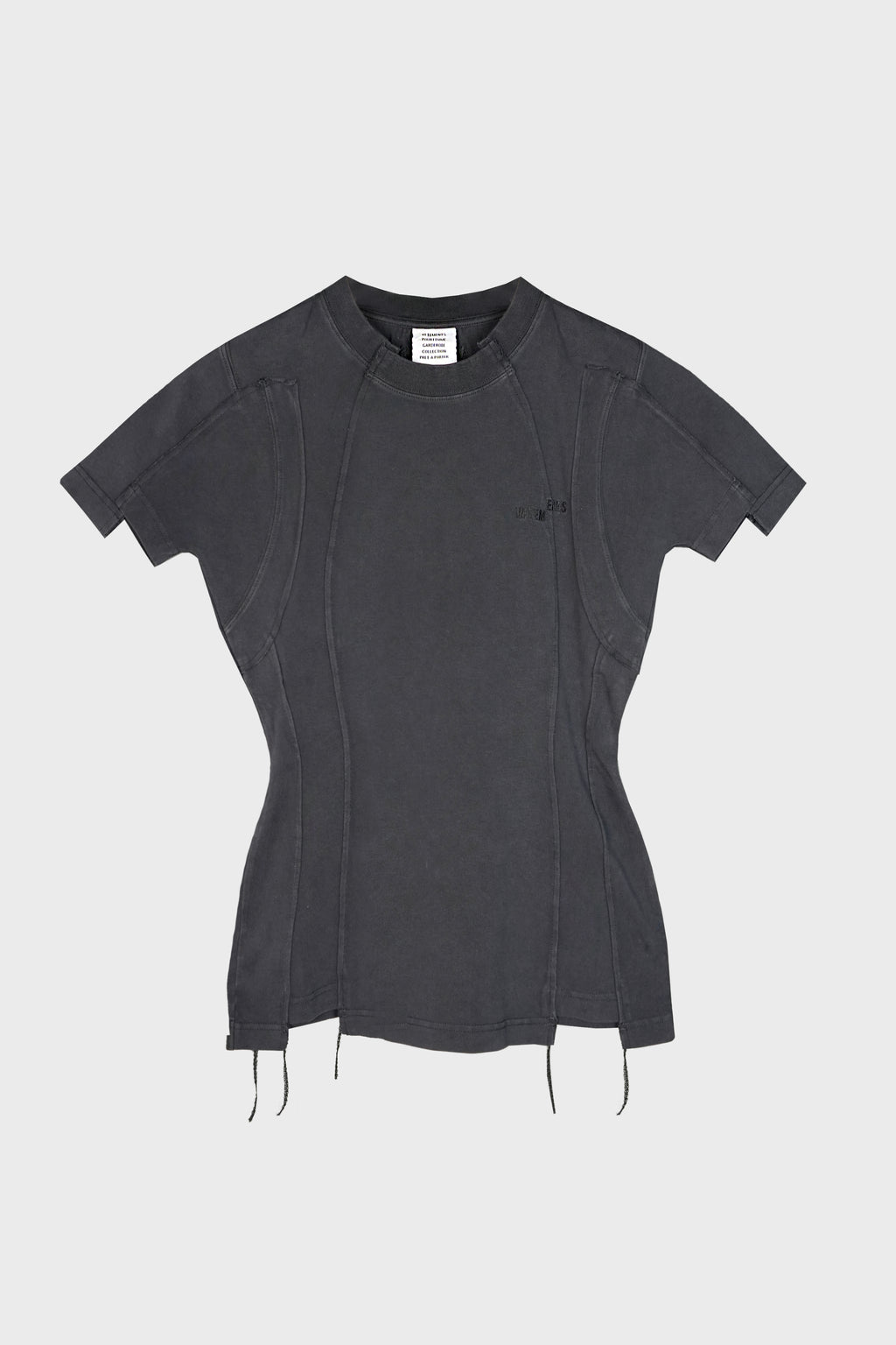 CUT-UP BABY T-SHIRT BLACK