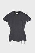 CUT-UP BABY T-SHIRT BLACK