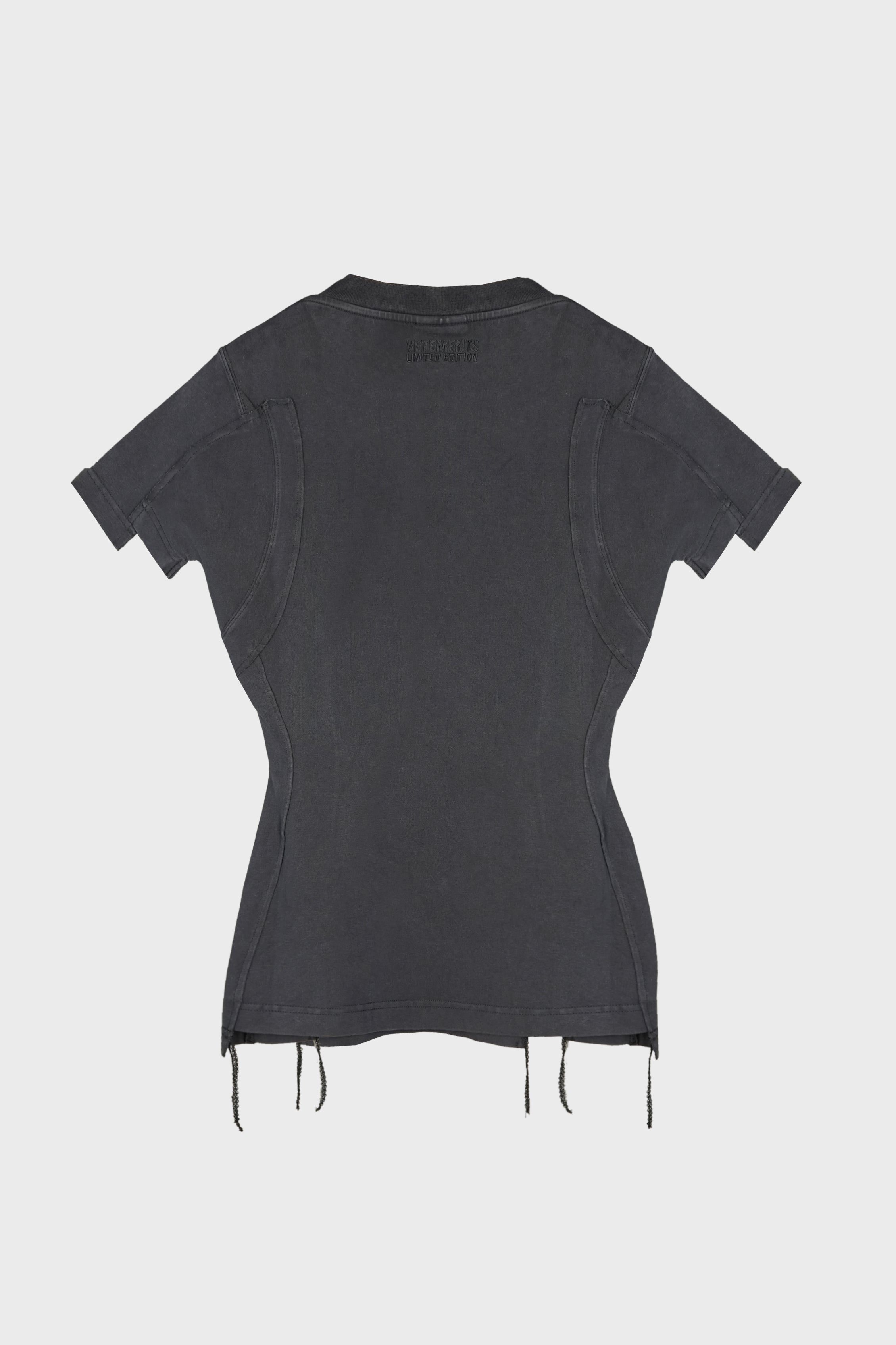CUT-UP BABY T-SHIRT BLACK