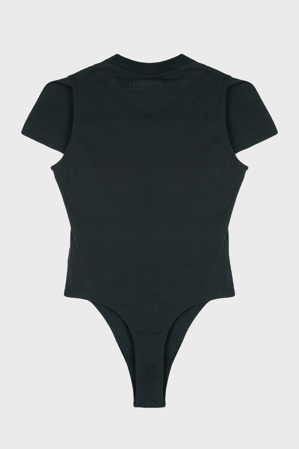 LEATHER CROSS T-SHIRT BODY BLACK