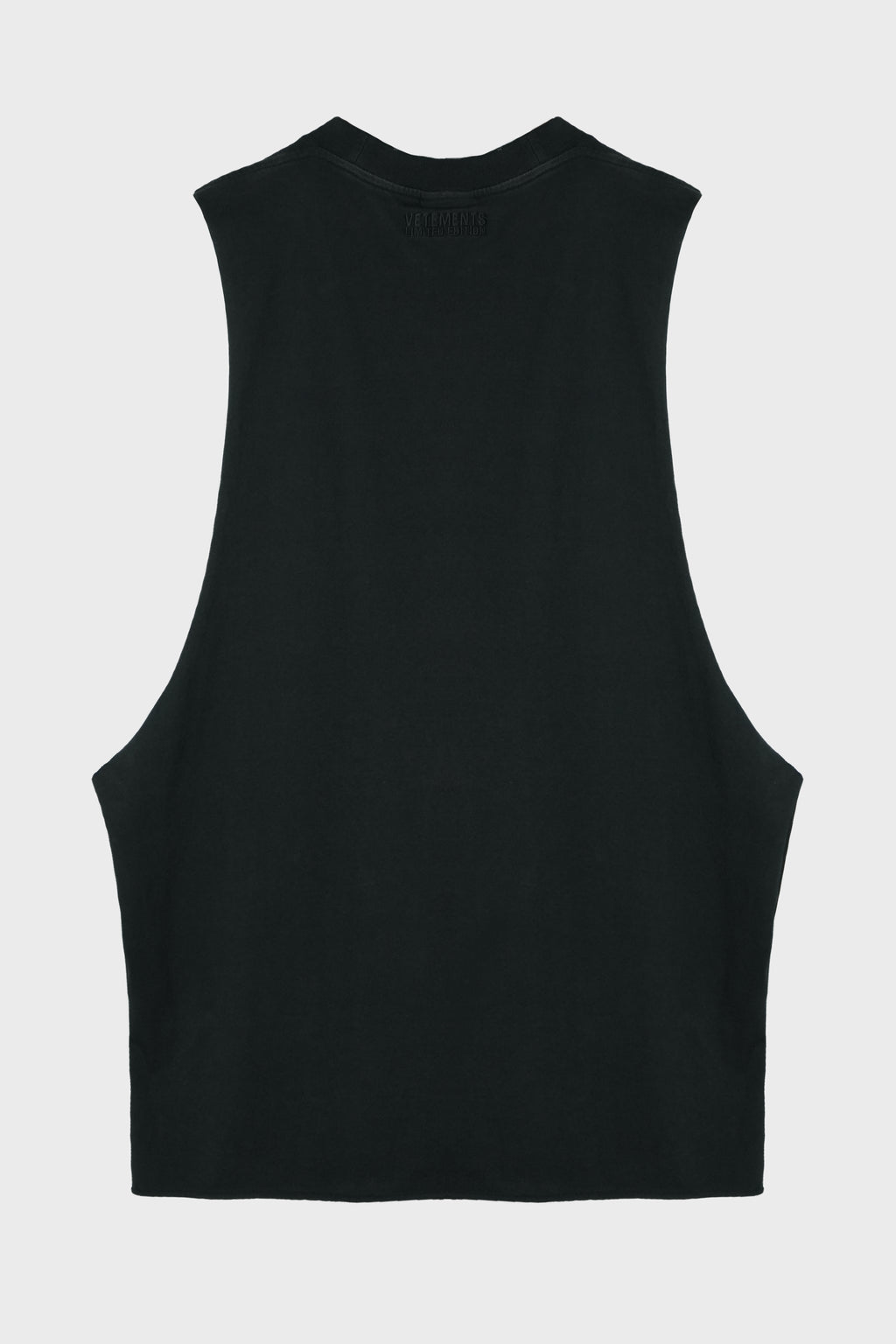 BIKER LEATHER CROSS JERSEY MUSCLE T-SHIRT BLACK