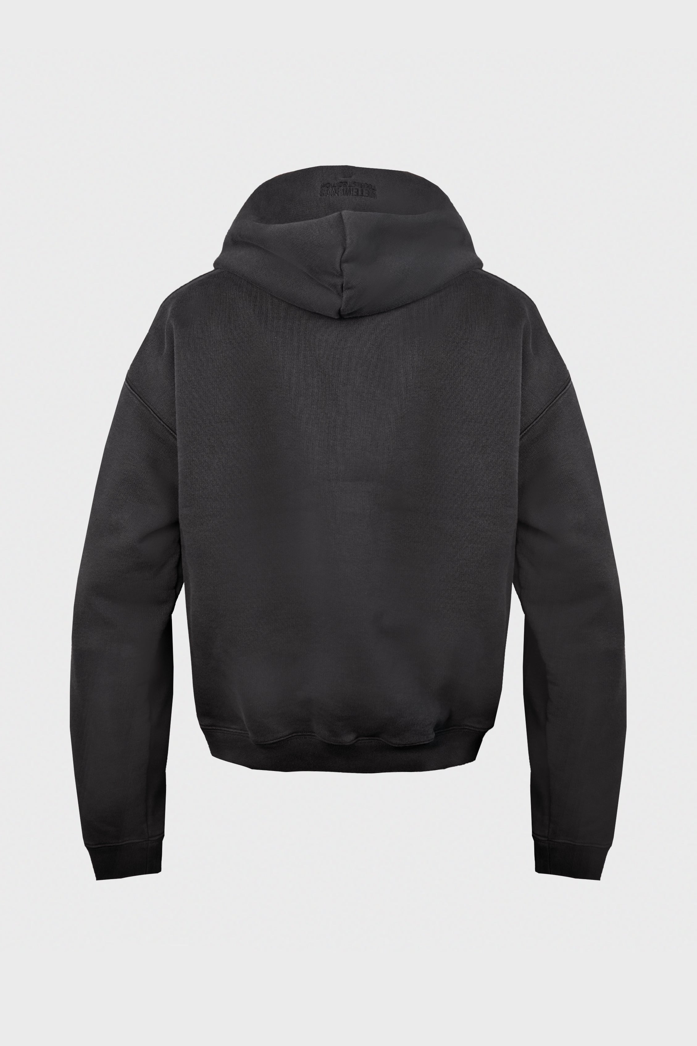 PARIS TOURIST FITTED HOODIE BLACK