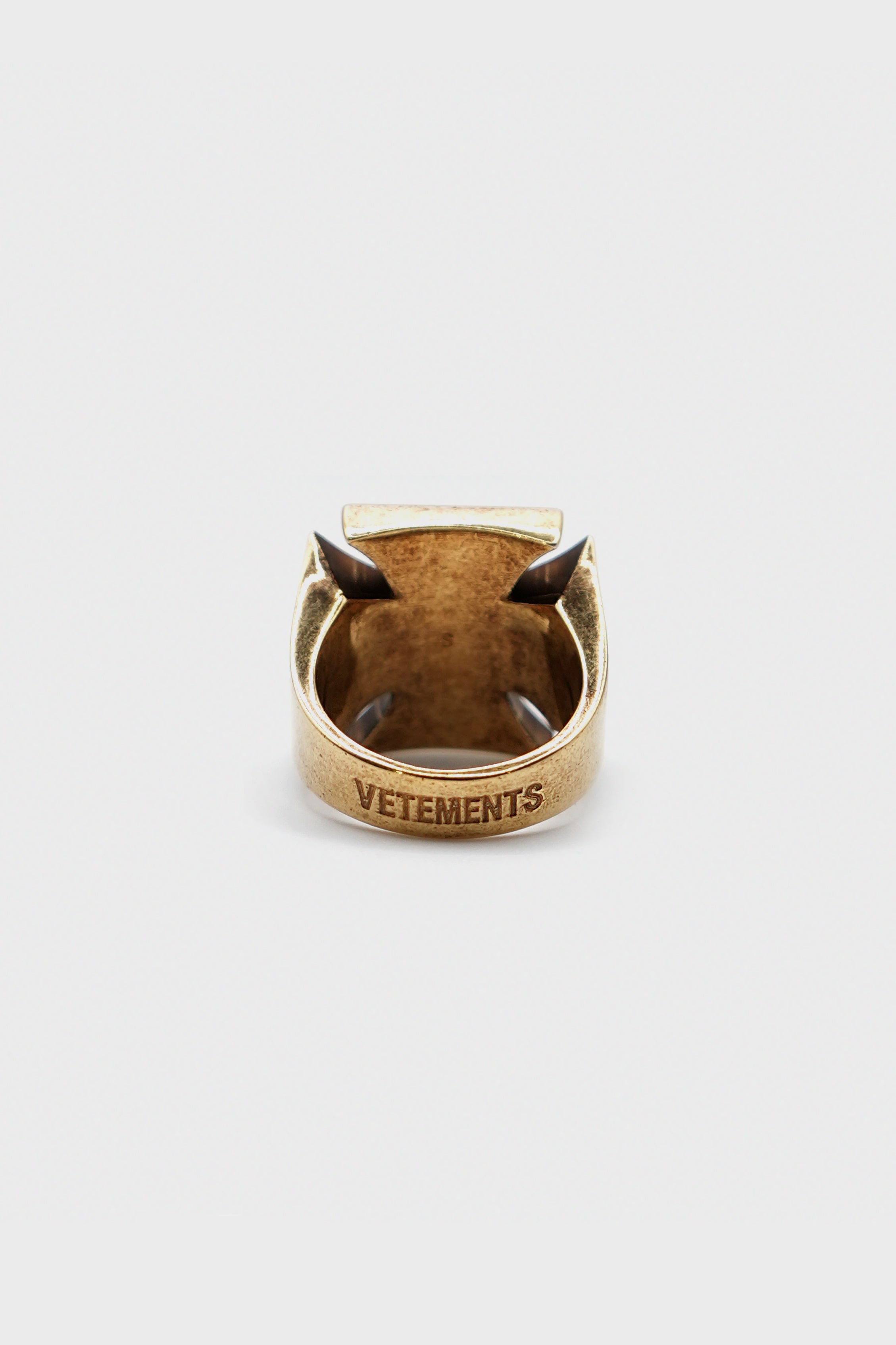 VETEMENTS - BIKER CROSS LOGO RING – LABSTORE WORLD