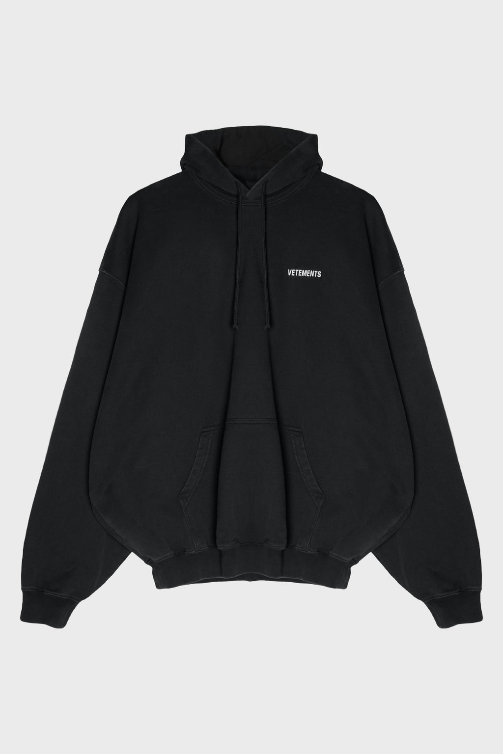 ICONIC LOGO HOODIE BLACK
