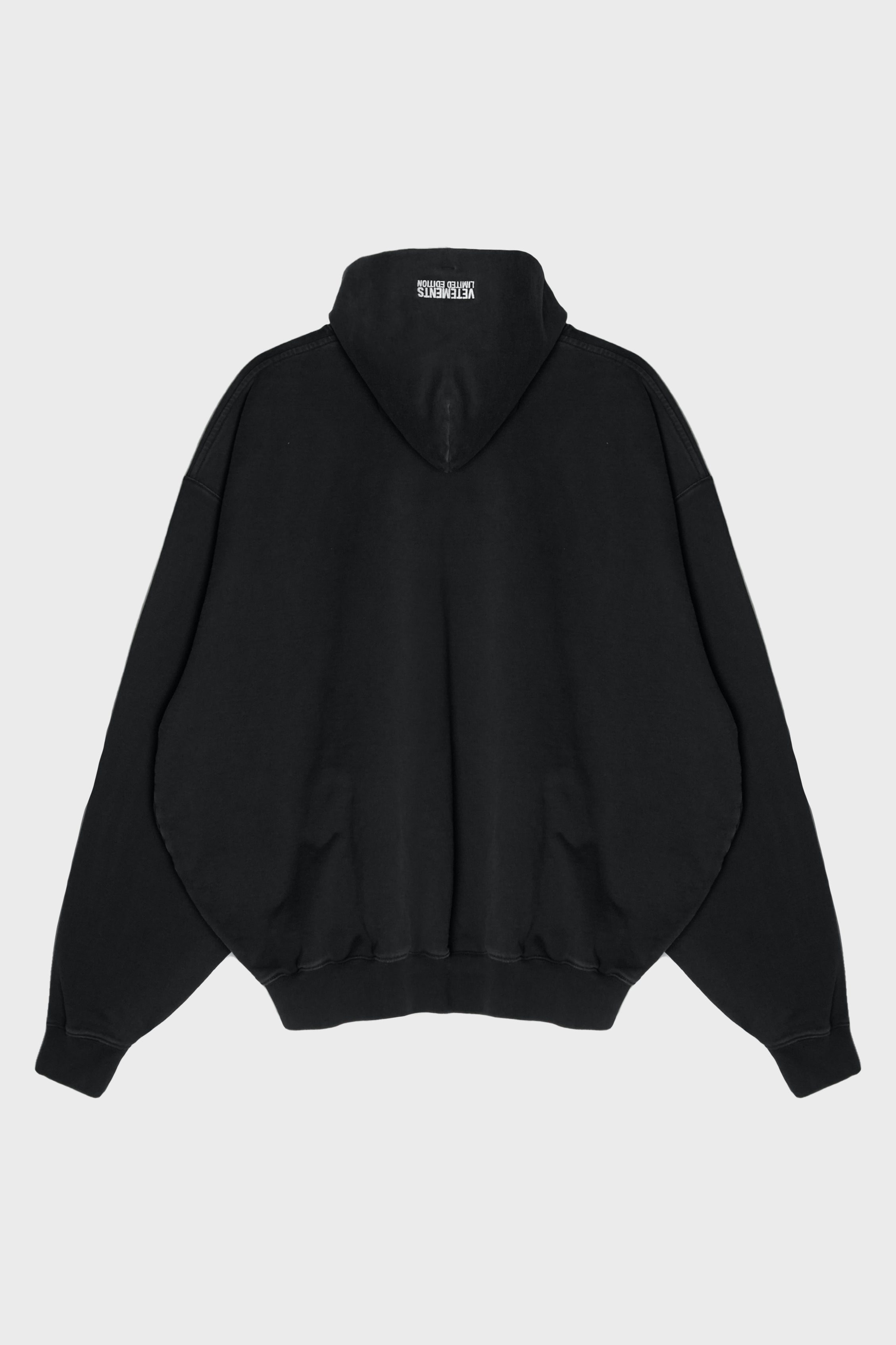 ICONIC LOGO HOODIE BLACK