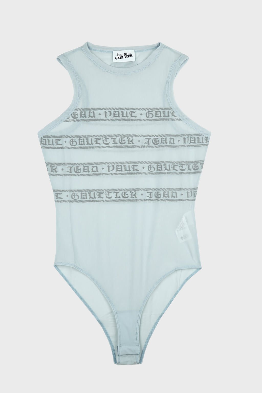 MESH BODY WITH "GAULTIER" FLOCK