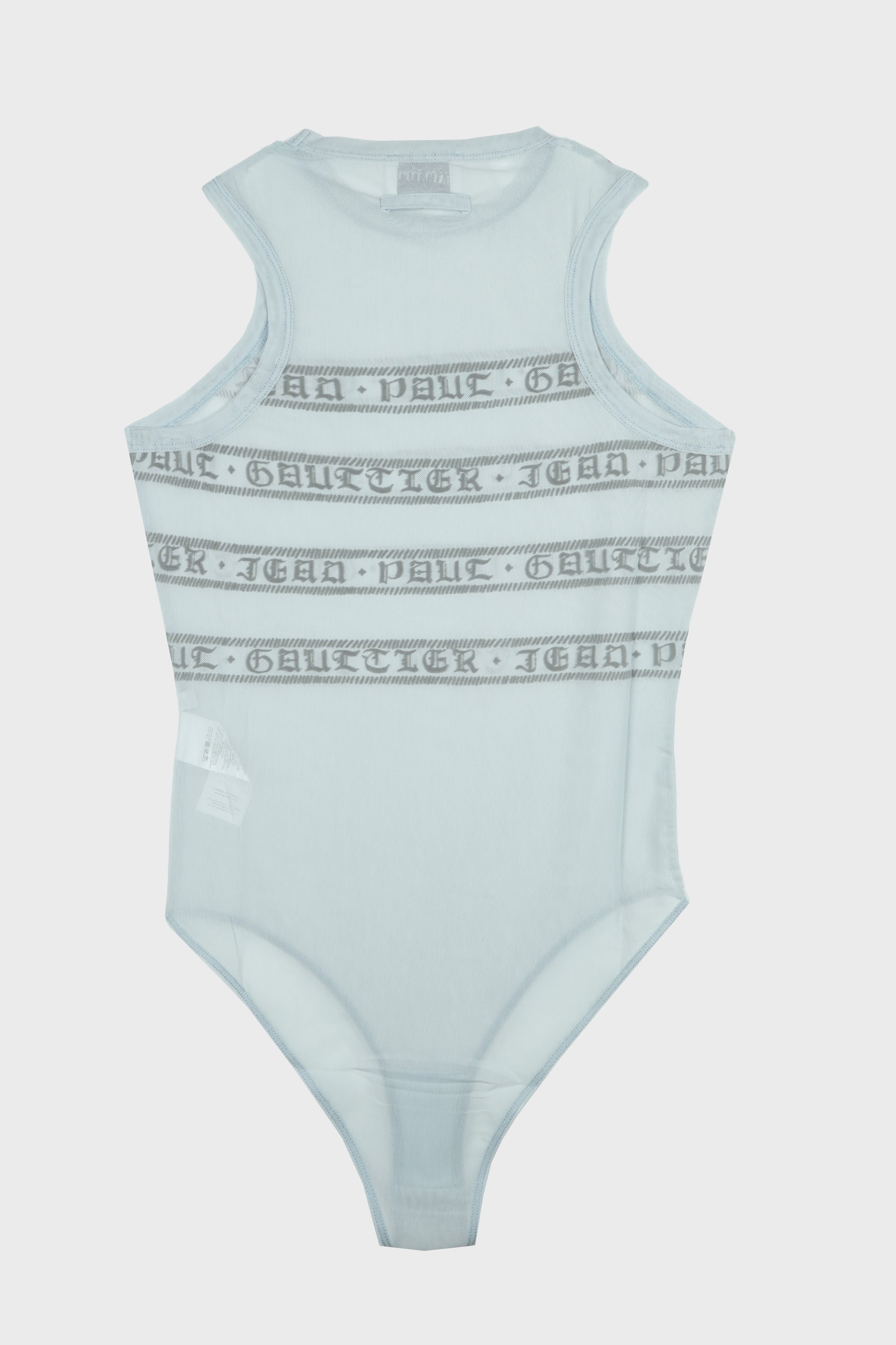 MESH BODY WITH "GAULTIER" FLOCK