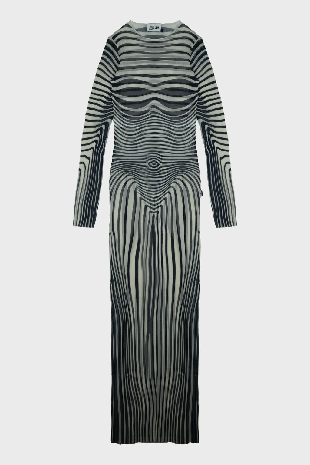 RE-EDITION : LONG DRESS "MORPHING STRIPES"