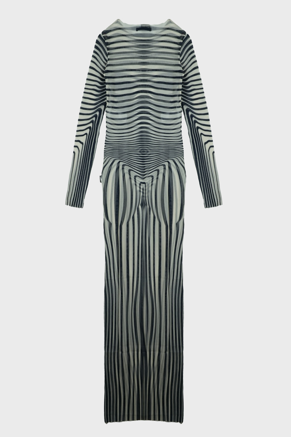 RE-EDITION : LONG DRESS "MORPHING STRIPES"