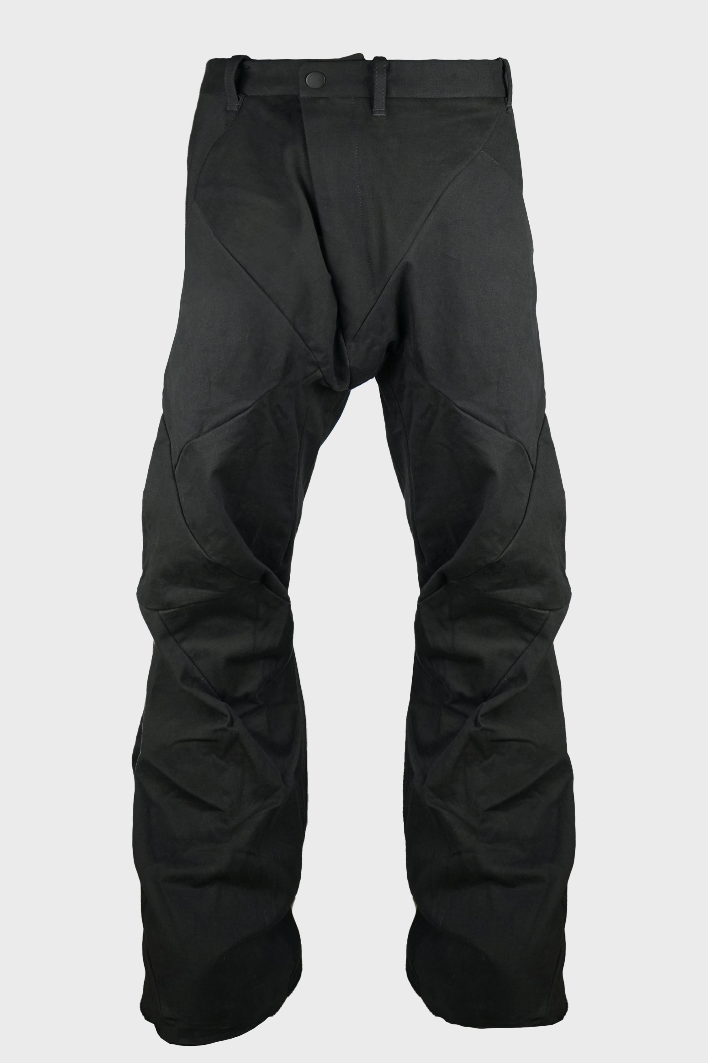 DISTORTION BAGGY PANTS BLACK