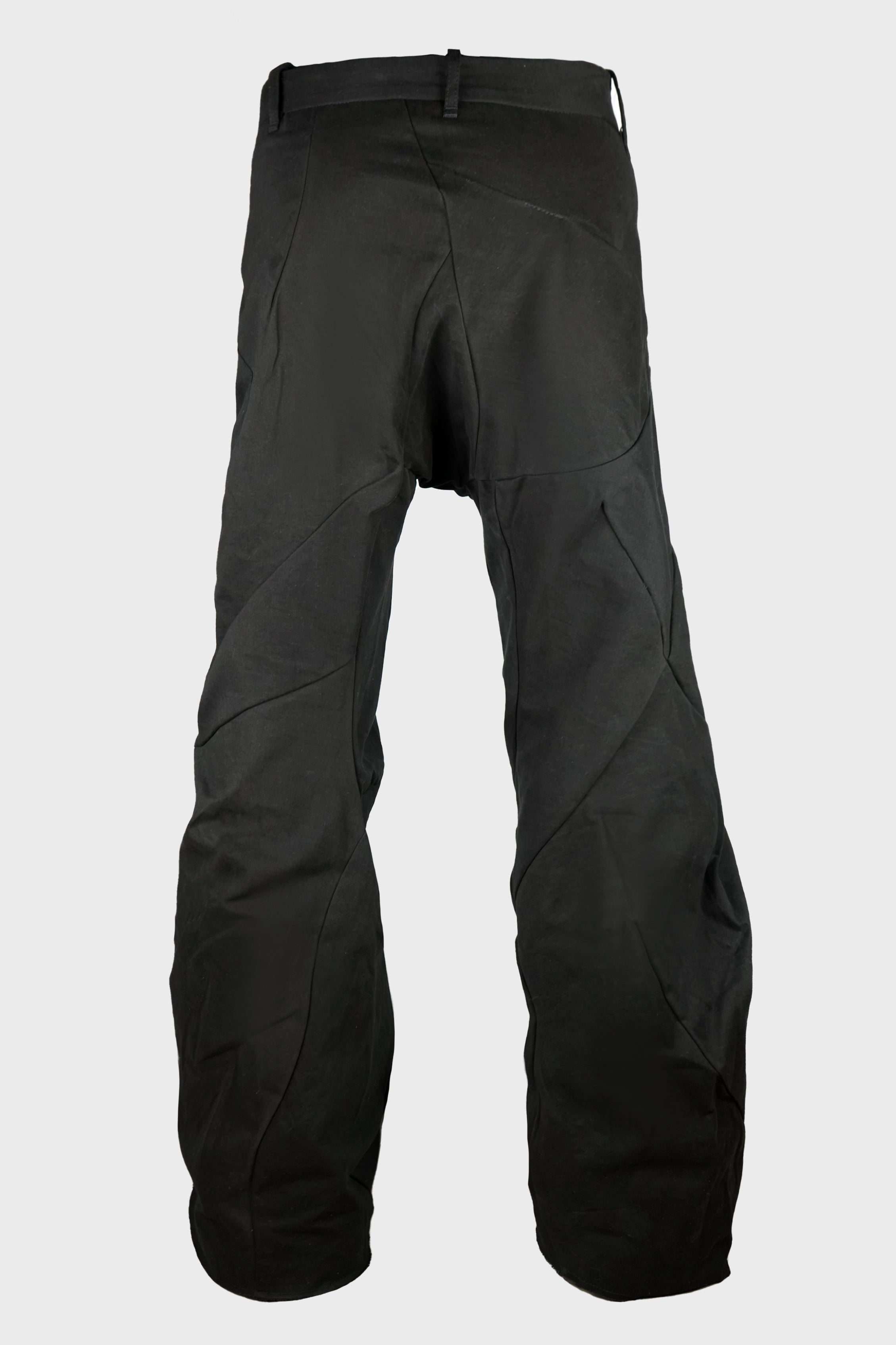 DISTORTION BAGGY PANTS BLACK
