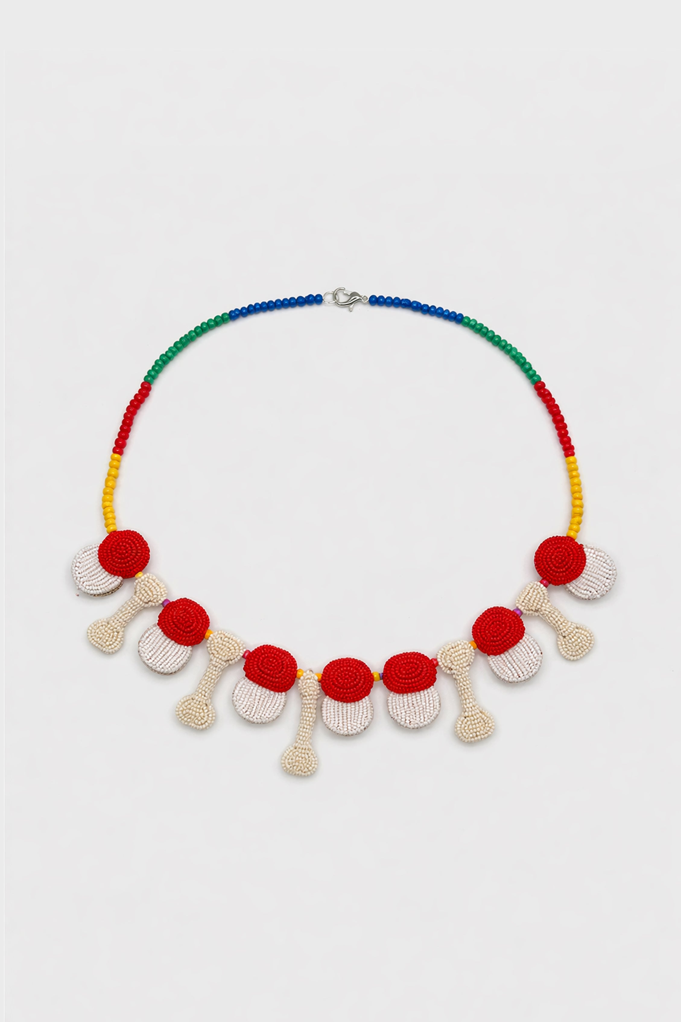 BONES NECKLACE WHITE