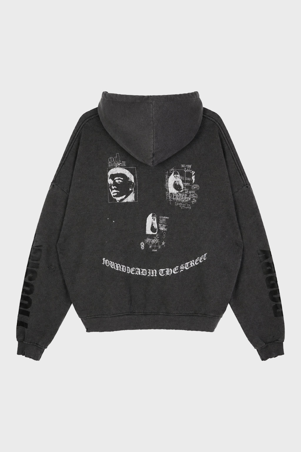 BOBBY DRISCOLL HOODIE VINTAGE BLACK