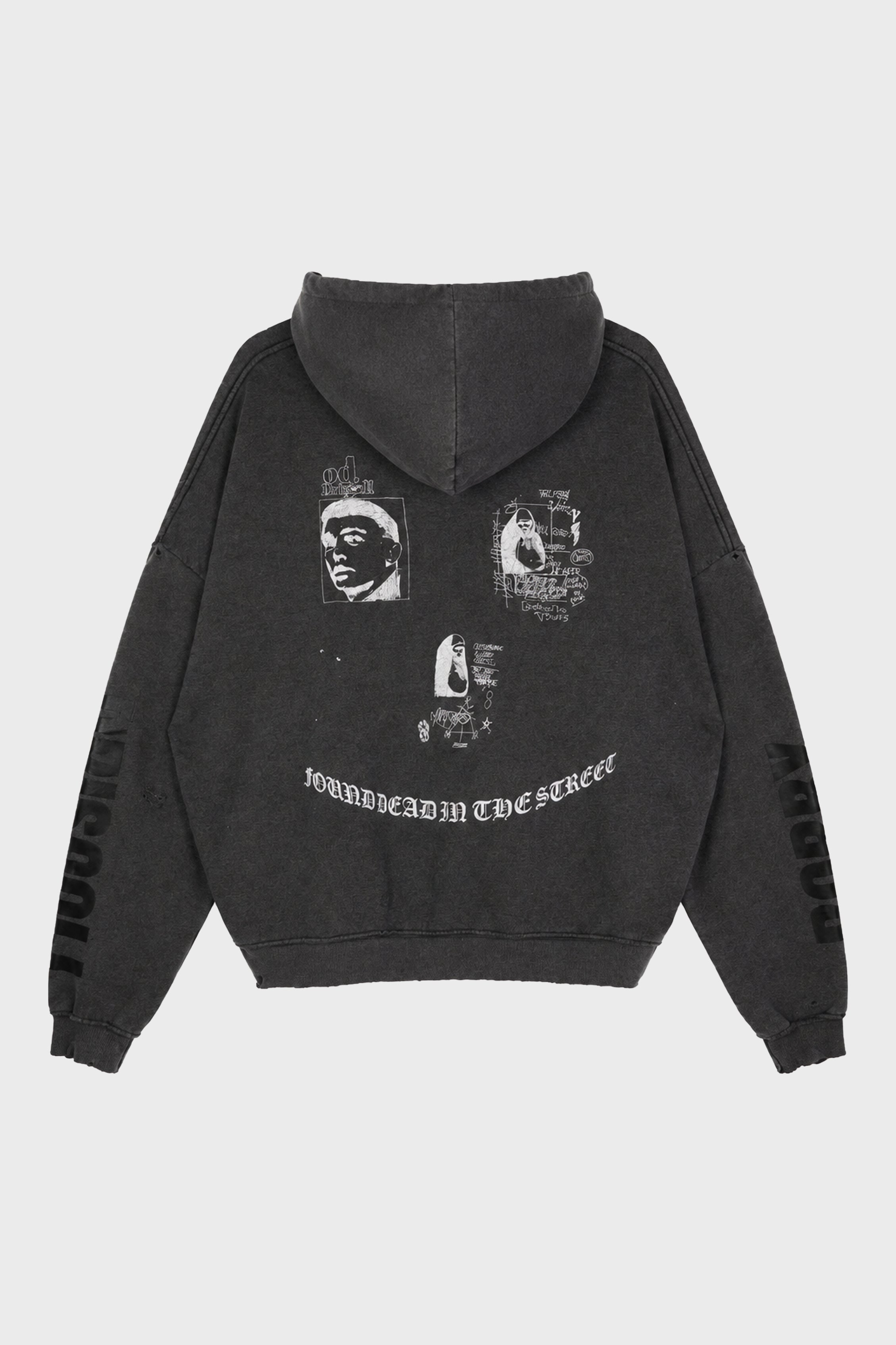 BOBBY DRISCOLL HOODIE VINTAGE BLACK