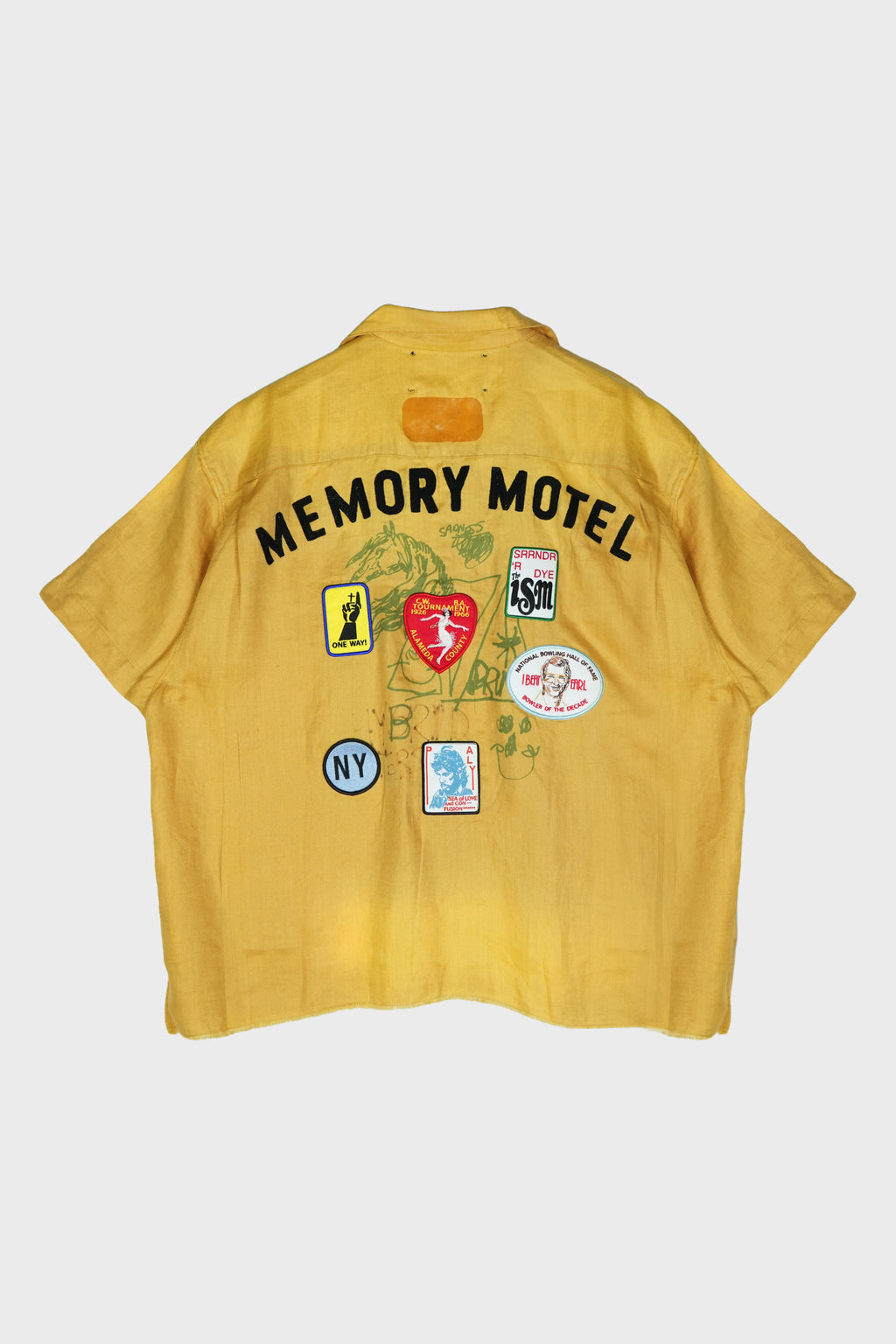MONTAUK S/S BOWLING SHIRT YELLOW
