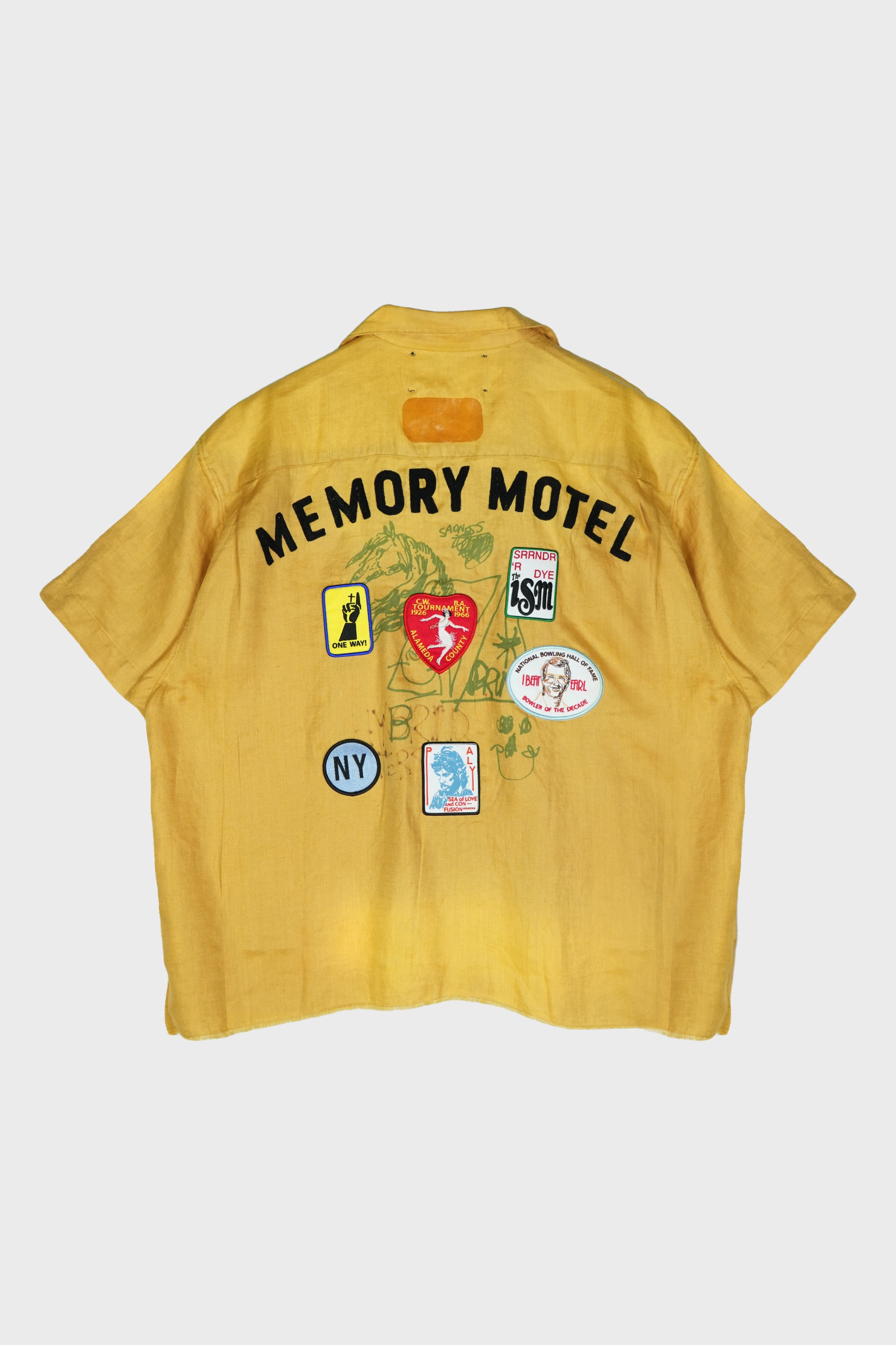 MONTAUK S/S BOWLING SHIRT YELLOW