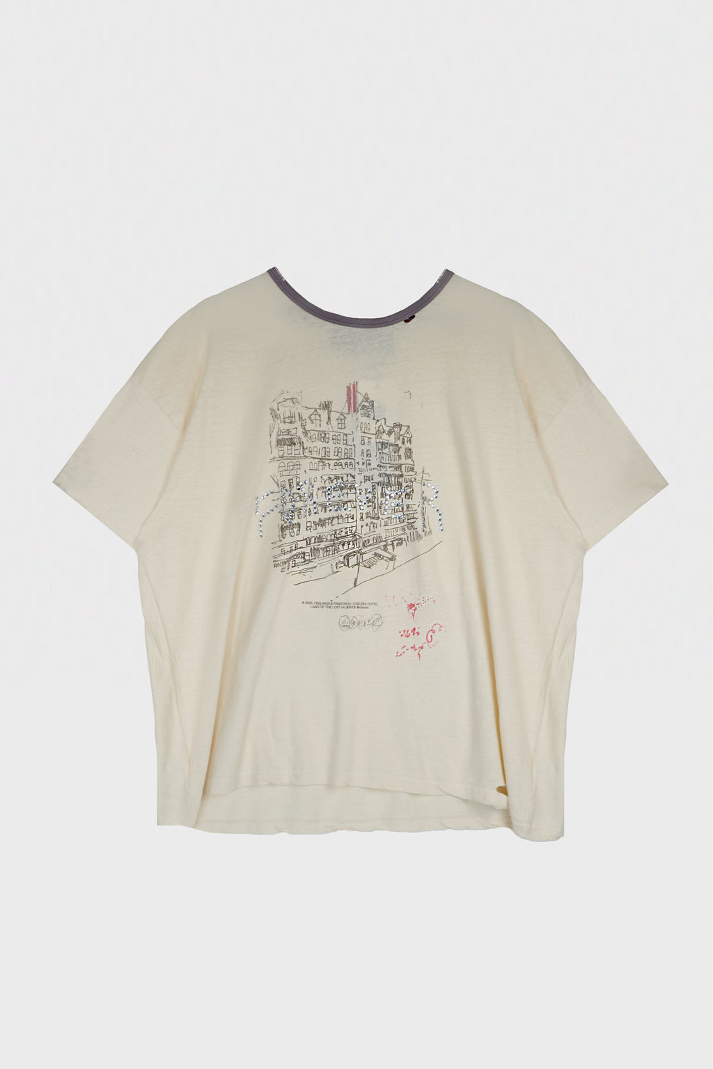 CHELSEay HOTEL TEE VINTAGE CREAM