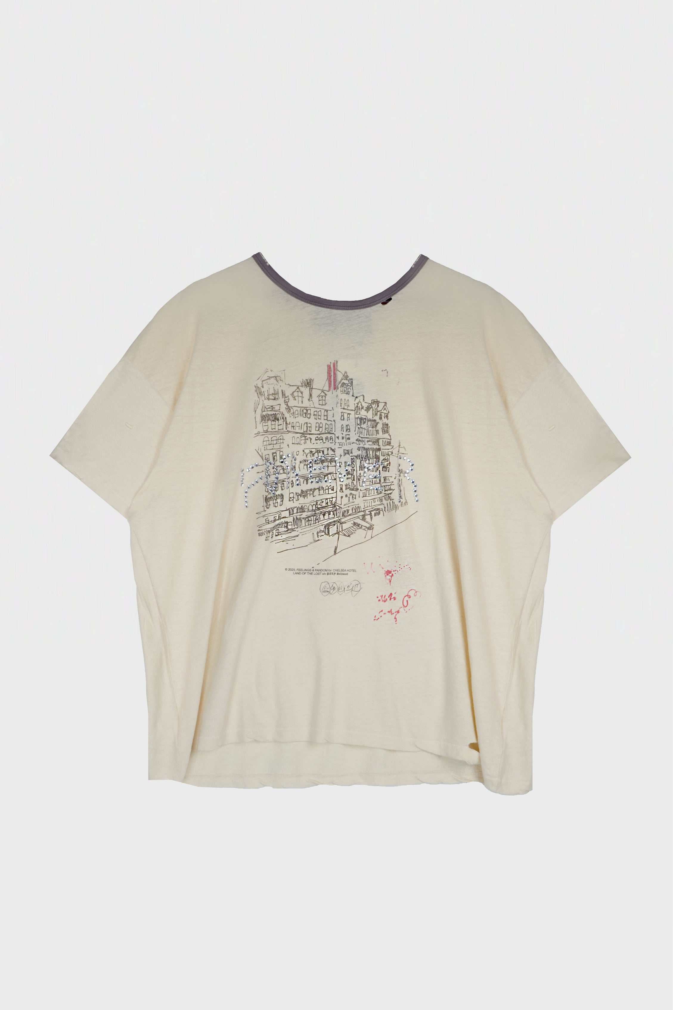 CHELSEay HOTEL TEE VINTAGE CREAM