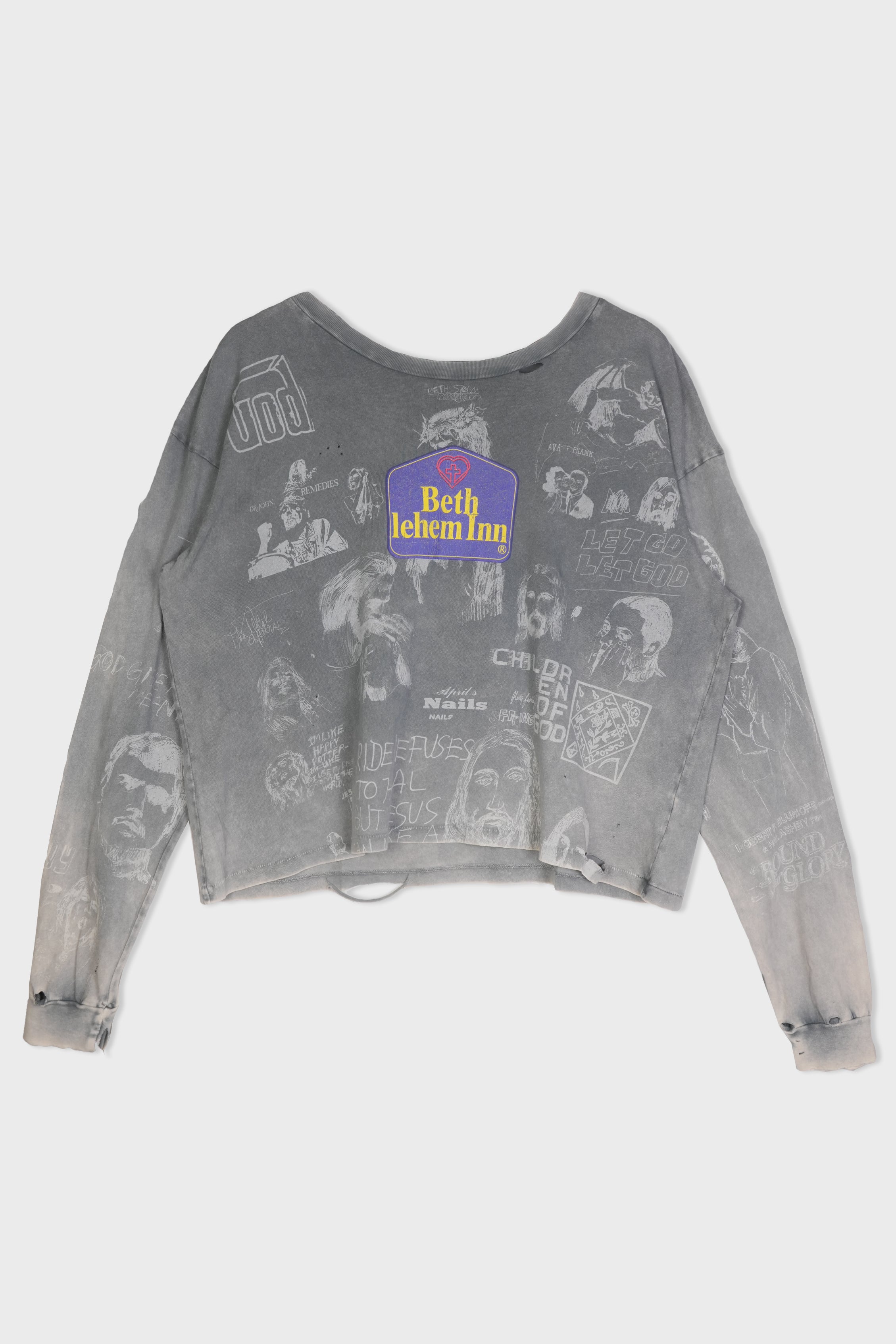 BETHLEHEM L/S TEE VINTAGE BLACK