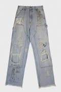 BUSTED DBL KNEE JEAN