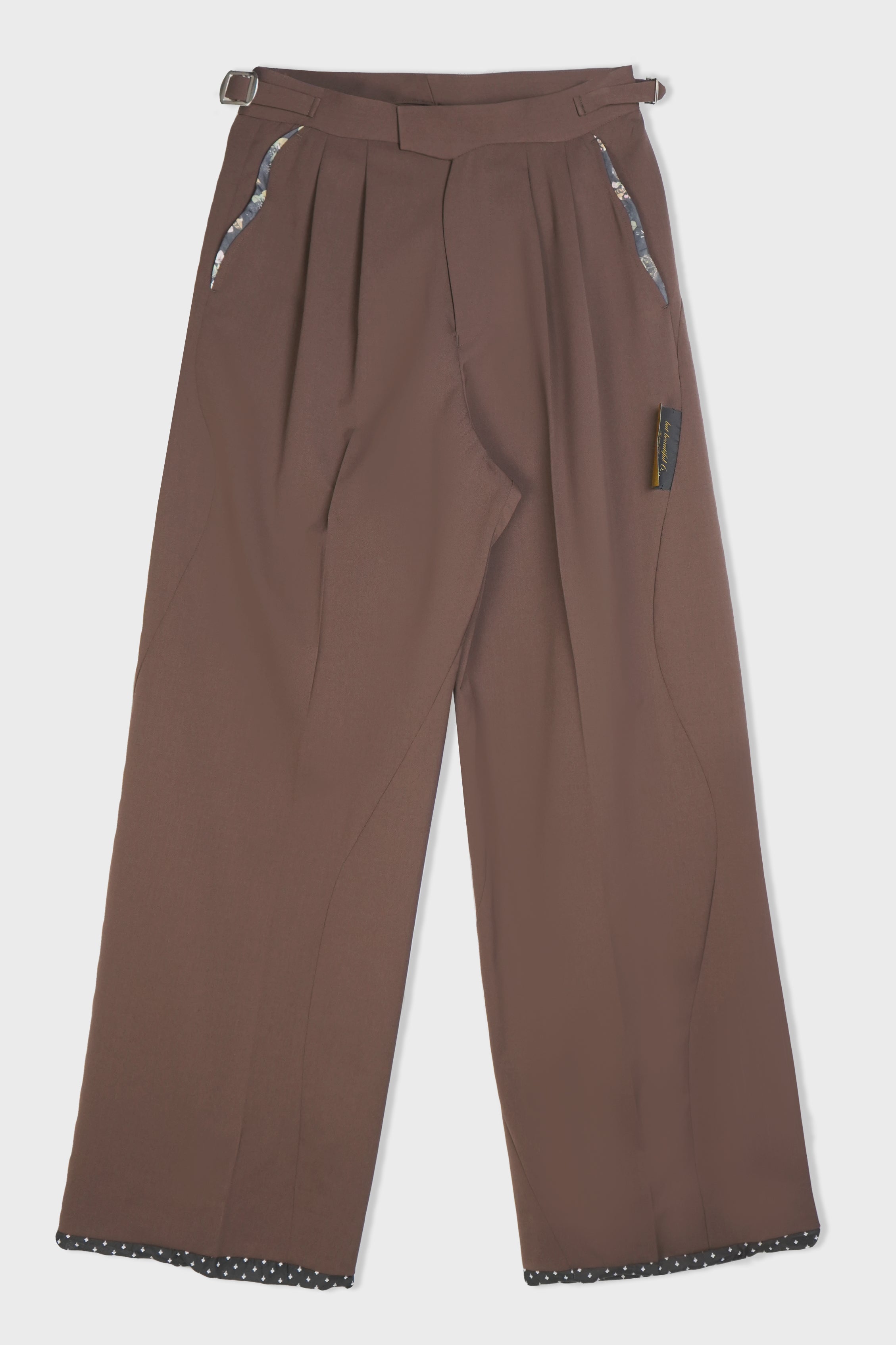 PANTS UC1F1503 DARK BROWN