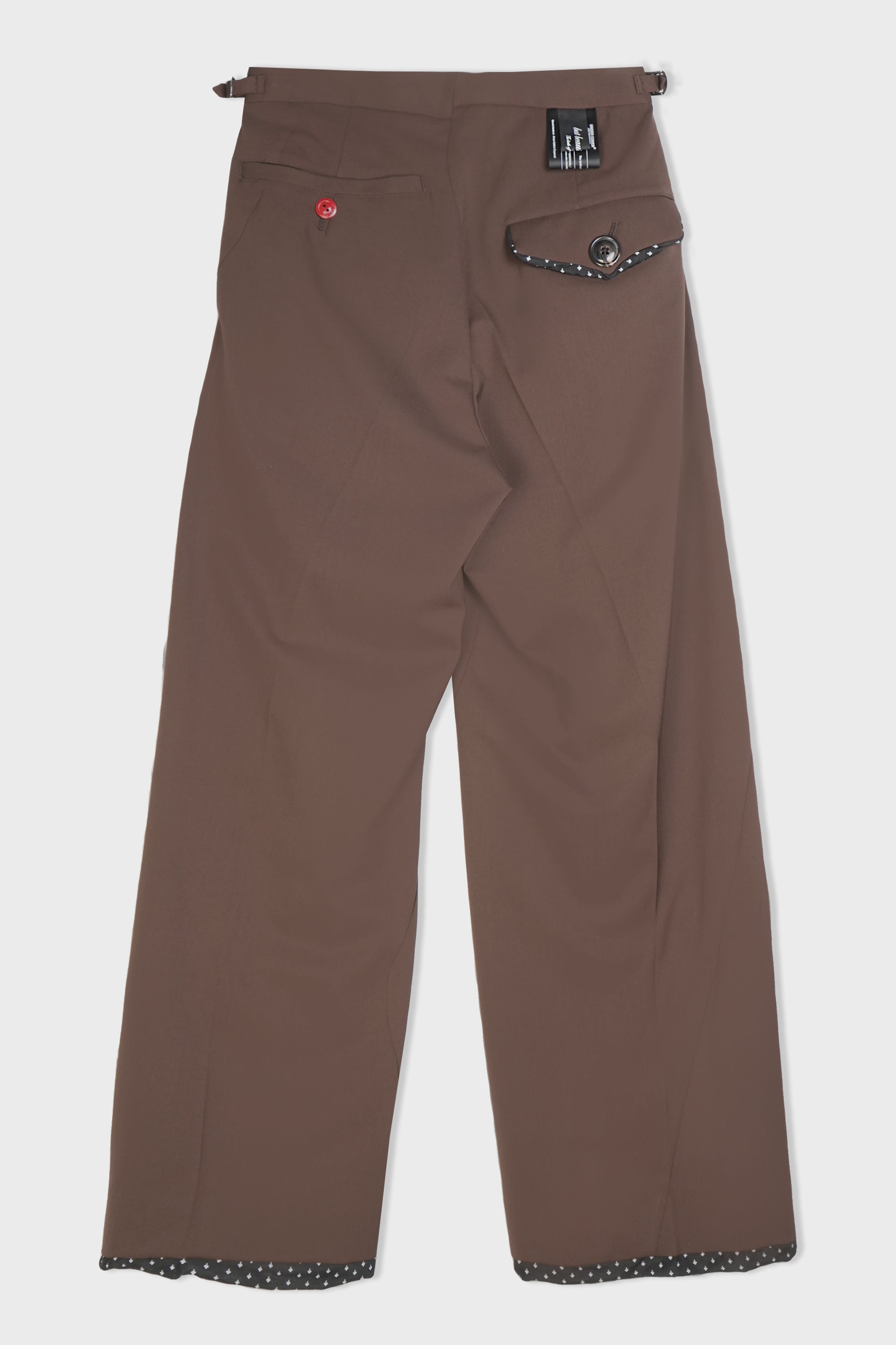 PANTS UC1F1503 DARK BROWN