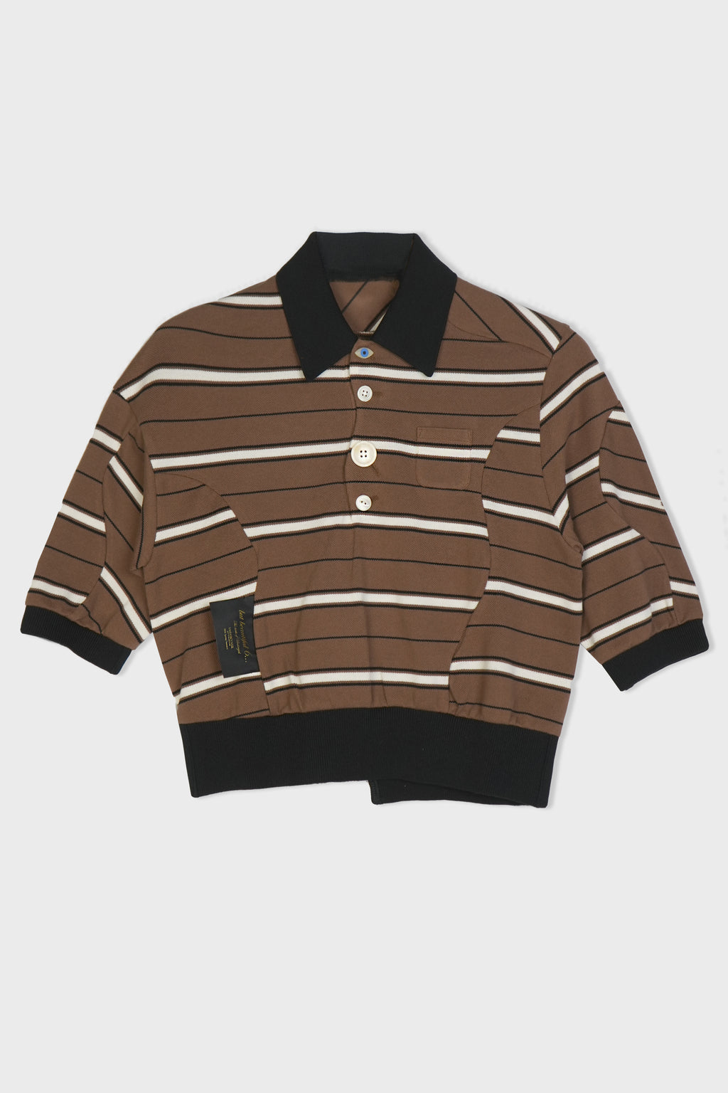 PULLOVER UC1F1804 BROWN BORDER