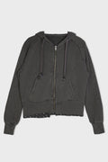 ZIP UP HOODIE UC1F1808 BLACK