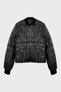 GEOCAMO FLIGHT JACKET BLACK
