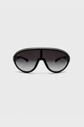 SUNGLASSES BLACK TEMPLE BLACK LENS