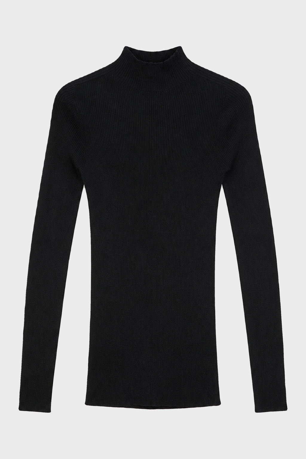 RIBBED LUPETTO BLACK