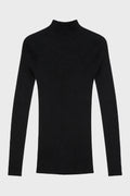 RIBBED LUPETTO BLACK