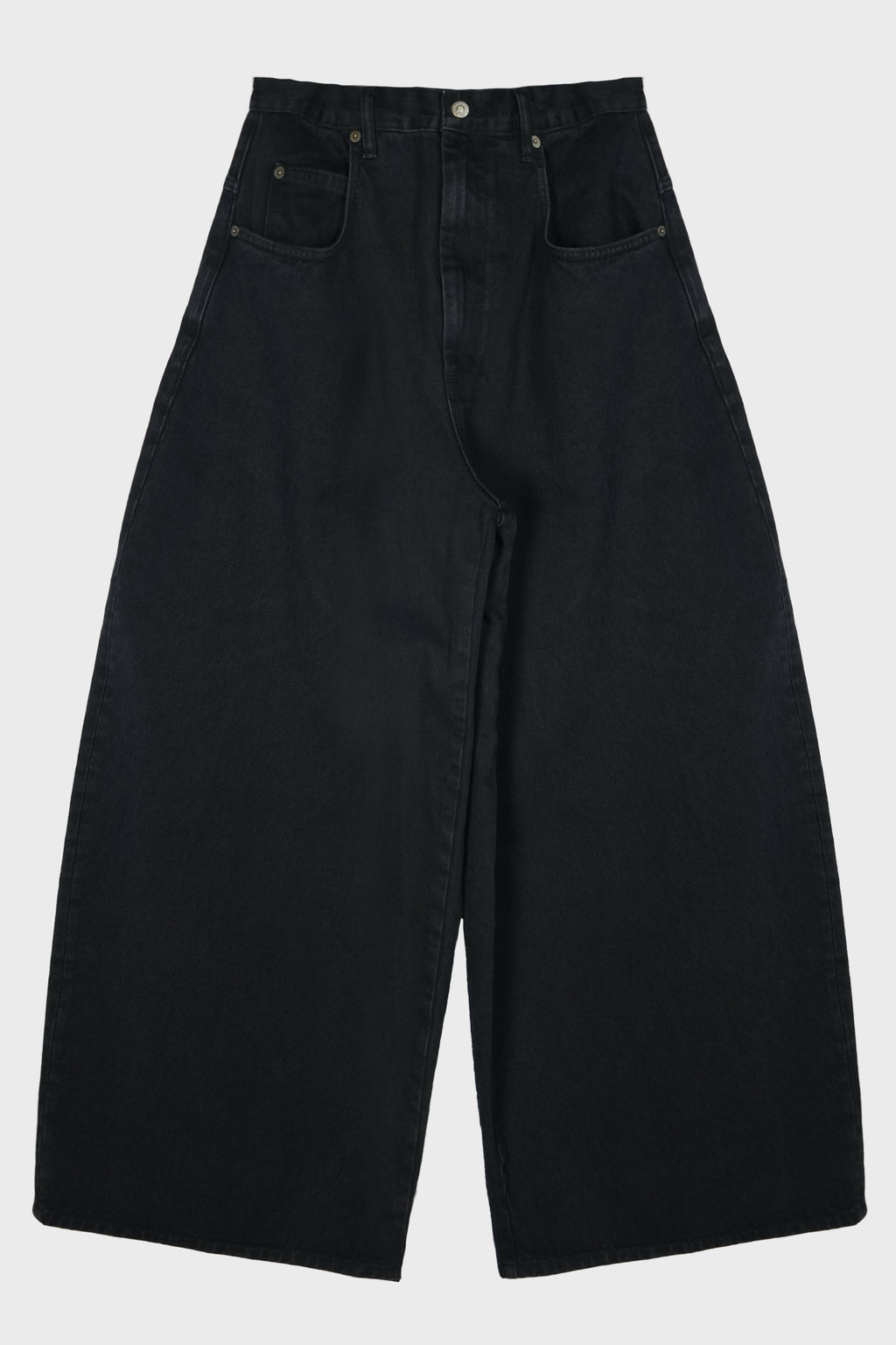 BLACKLISTED DOUBLE DOWN DENIM JEANS SOAKED BLACK