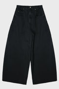 BLACKLISTED DOUBLE DOWN DENIM JEANS SOAKED BLACK