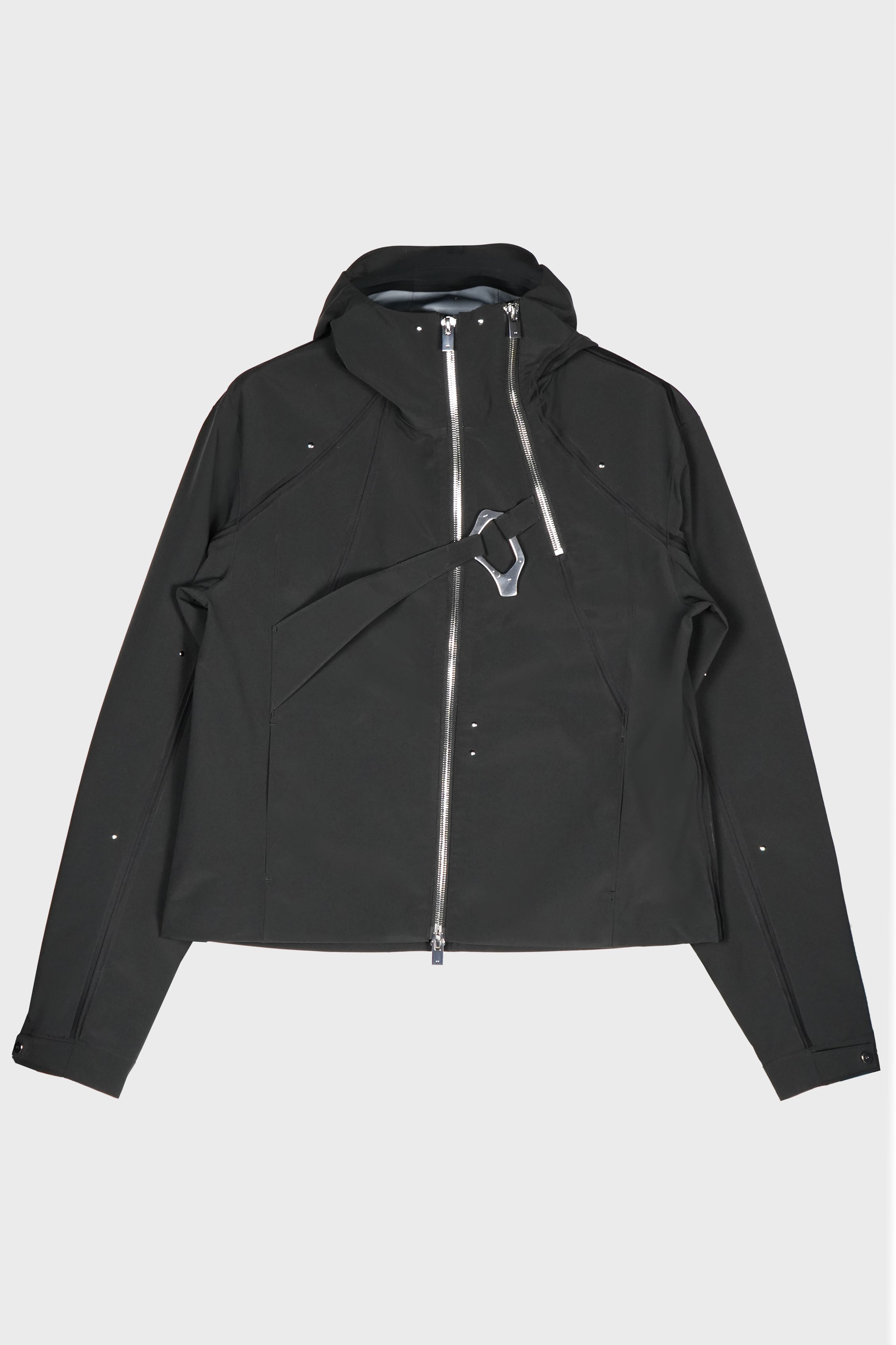 MOIRE TECHNICAL JACKET BLACK