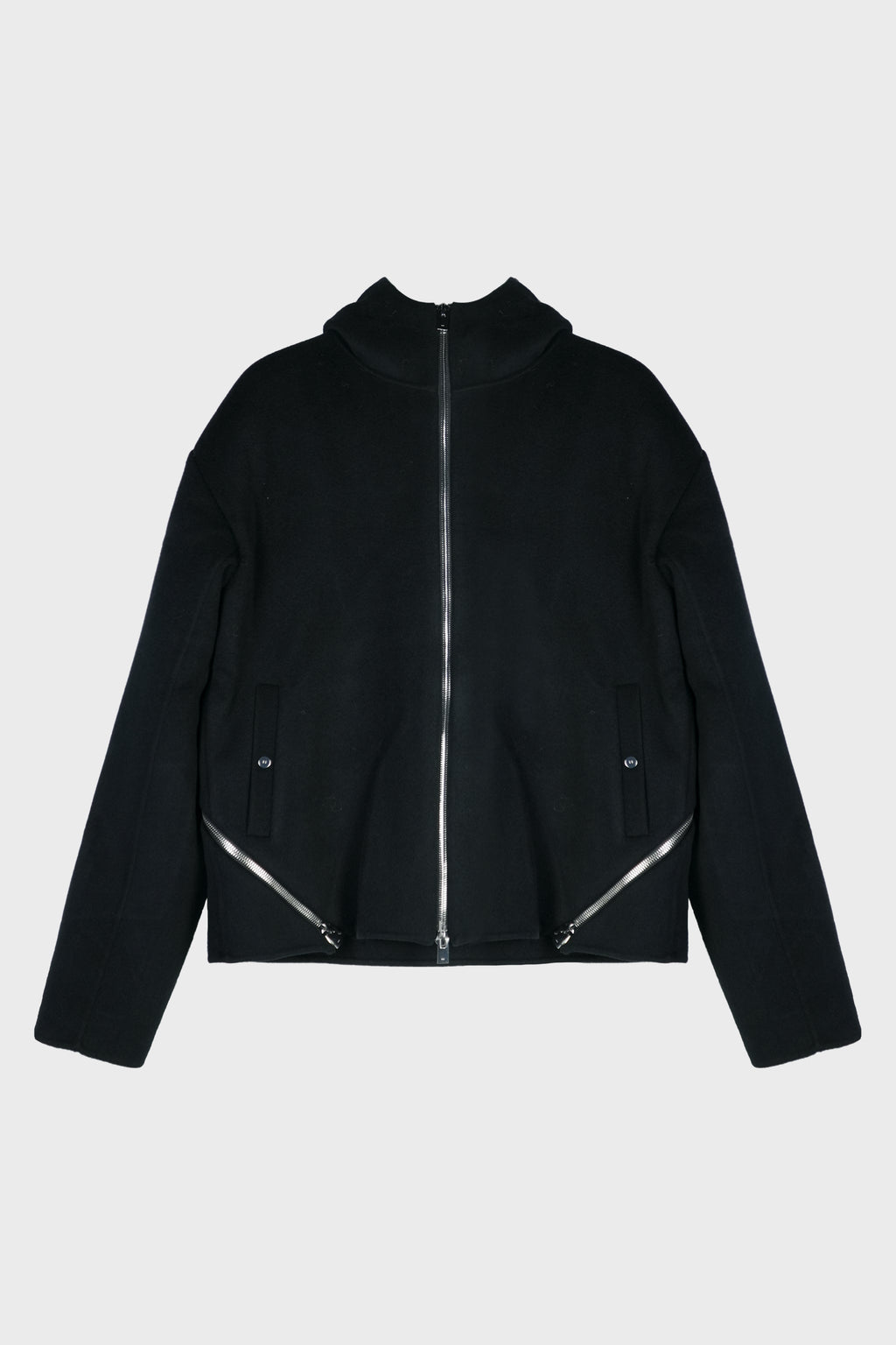 LASING WOOL JACKET BLACK
