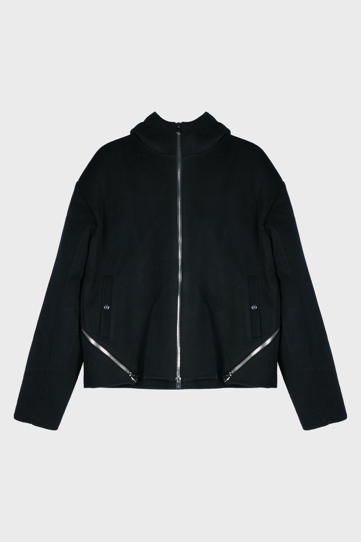 LASING WOOL JACKET BLACK
