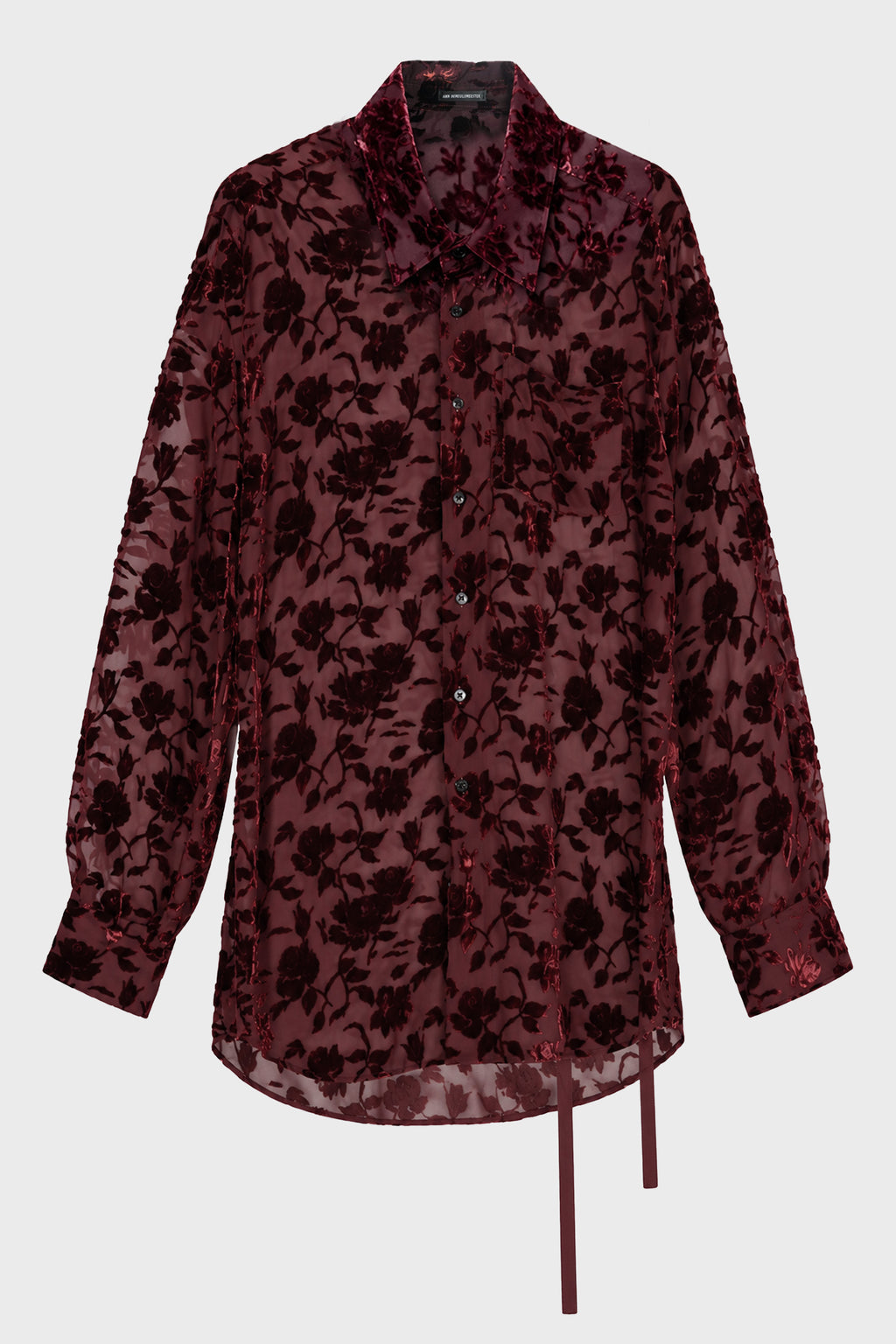 ELISABETH SHIRT ROSES CRIMSON