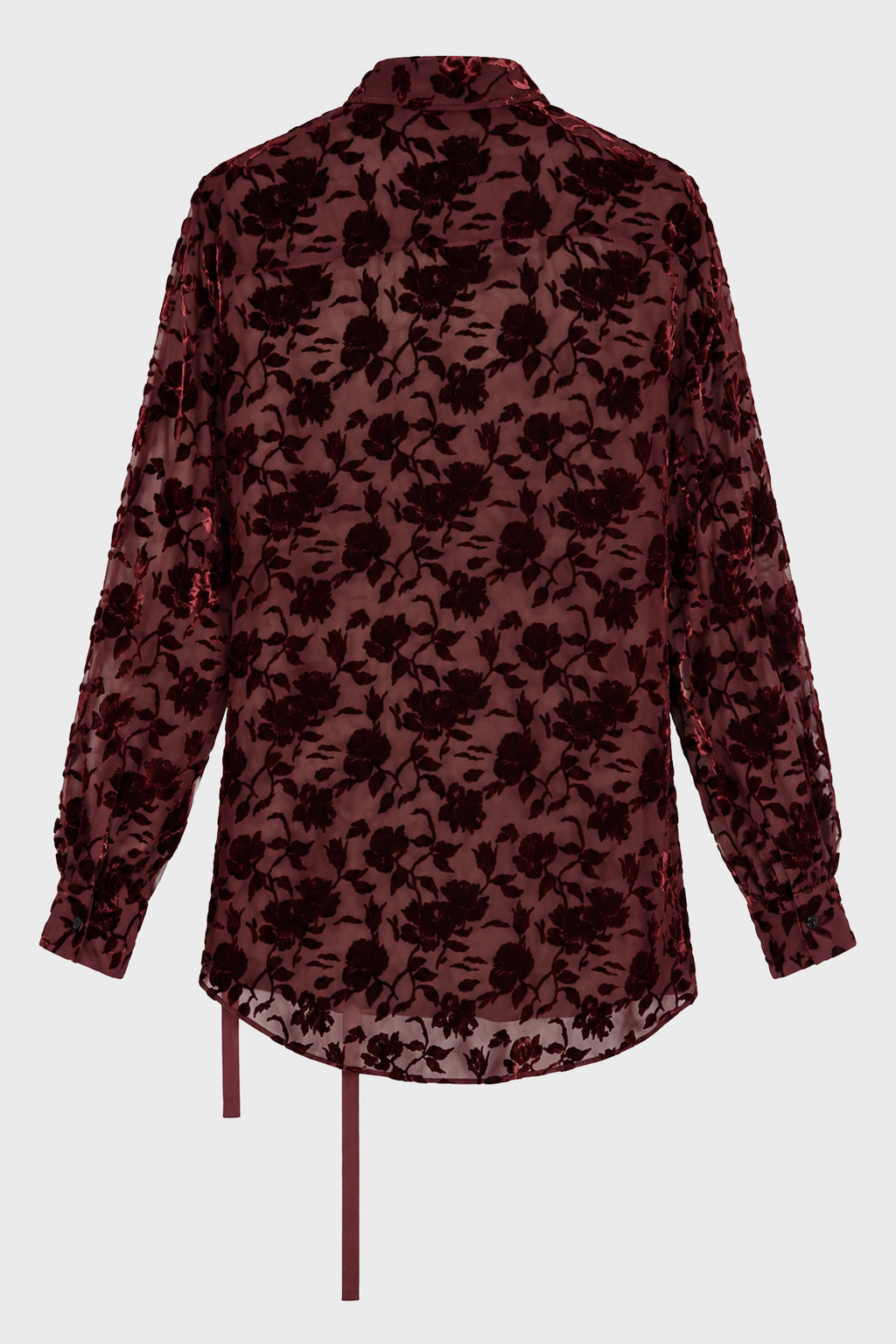ELISABETH SHIRT ROSES CRIMSON