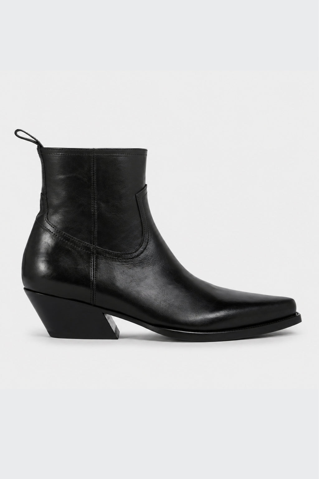 IMME POINTY ANKLE BOOTS BLACK