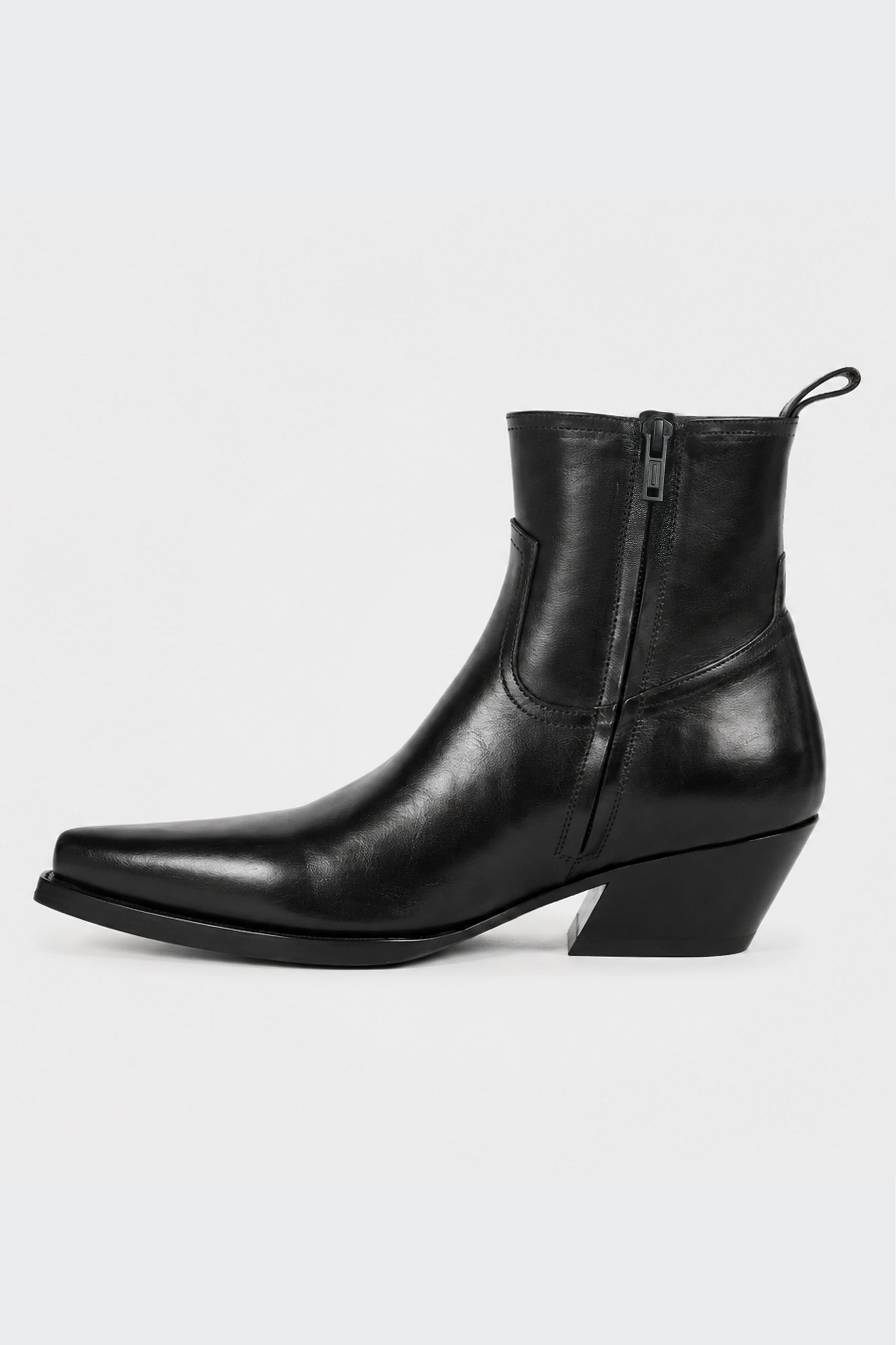 IMME POINTY ANKLE BOOTS BLACK