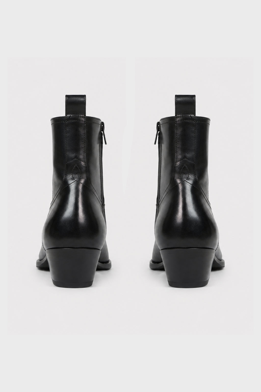 IMME POINTY ANKLE BOOTS BLACK