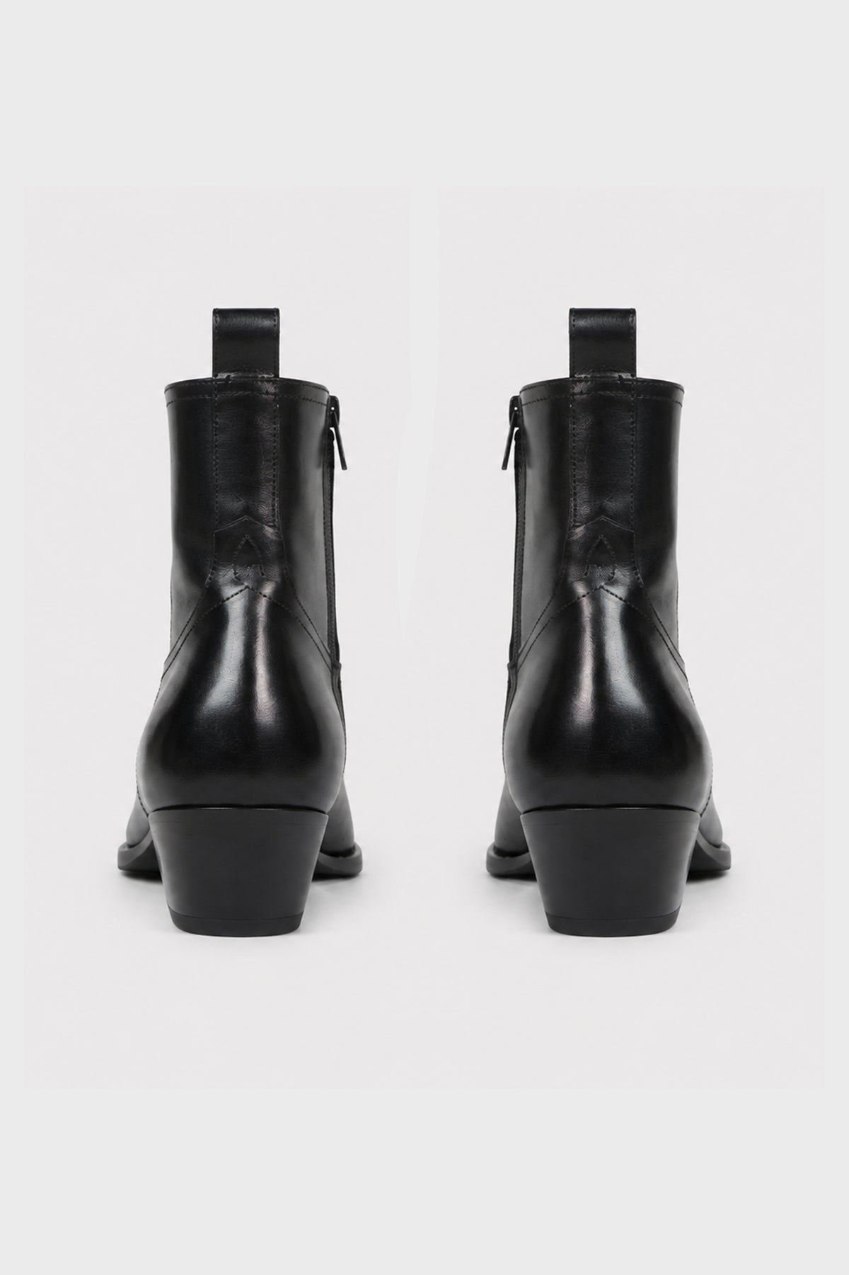 IMME POINTY ANKLE BOOTS BLACK