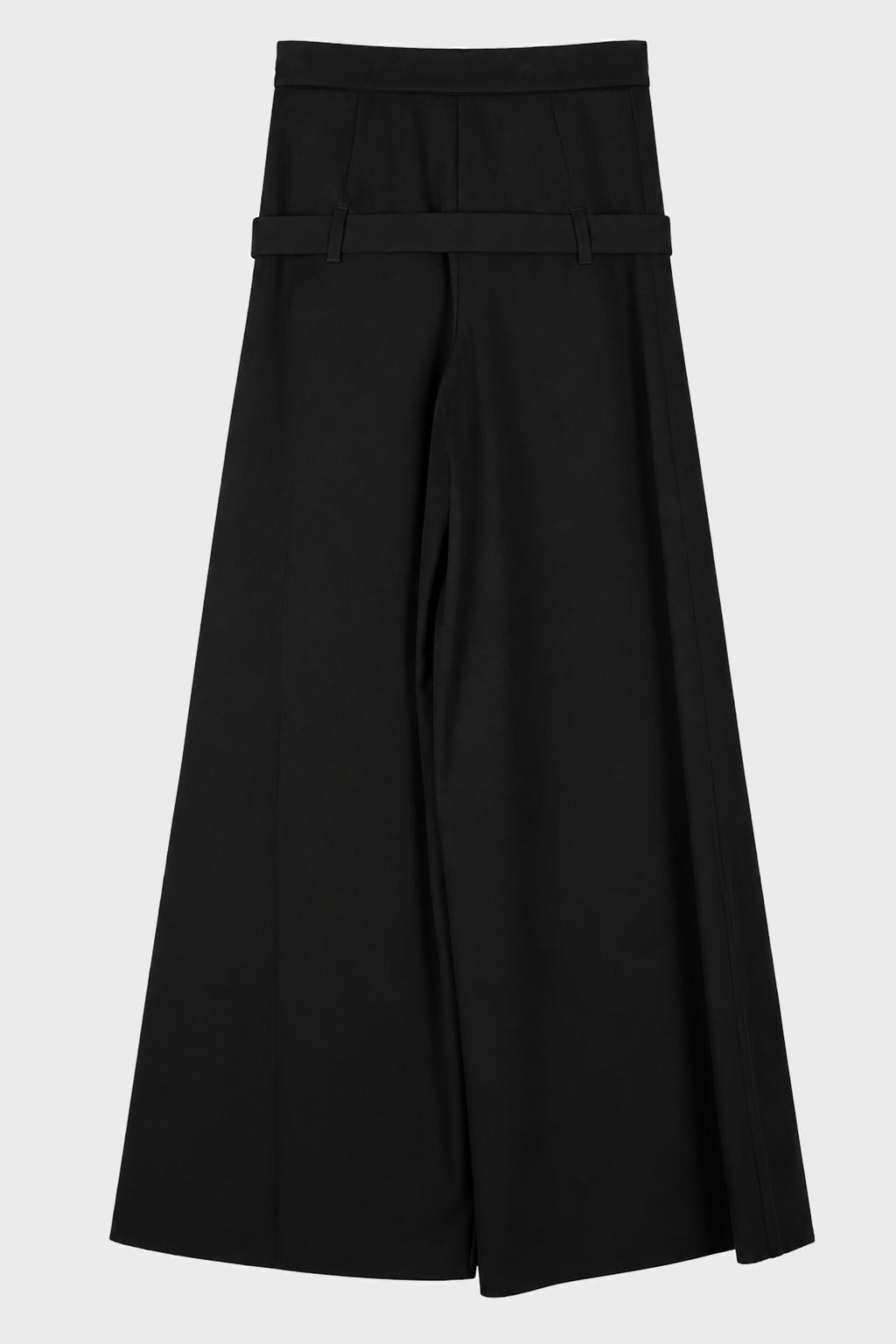 MARIKO PLEATED FRONT TROUSERS BLACK